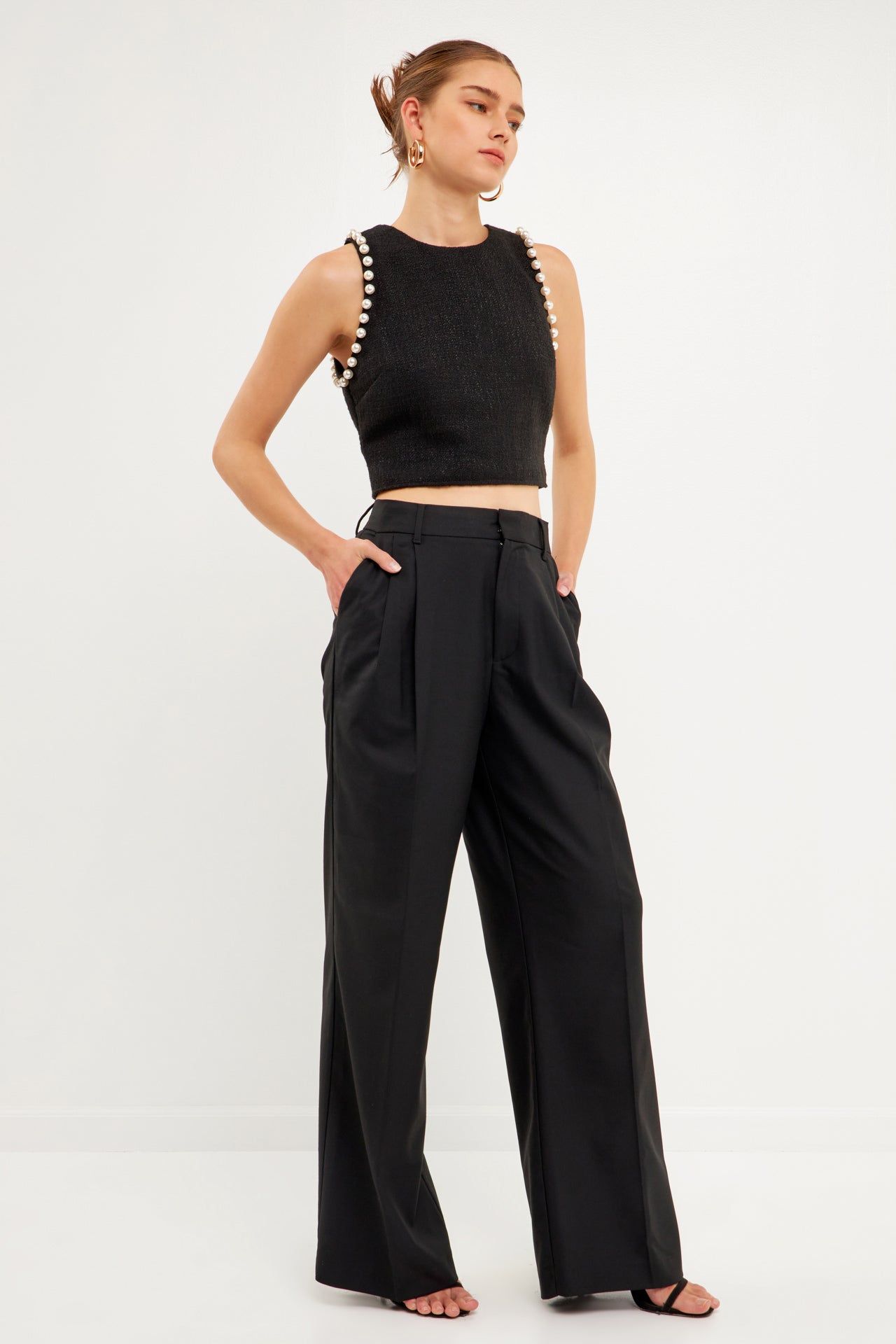 Pearl Trimmed Top sold by Endless Rose product image thumbnail 3