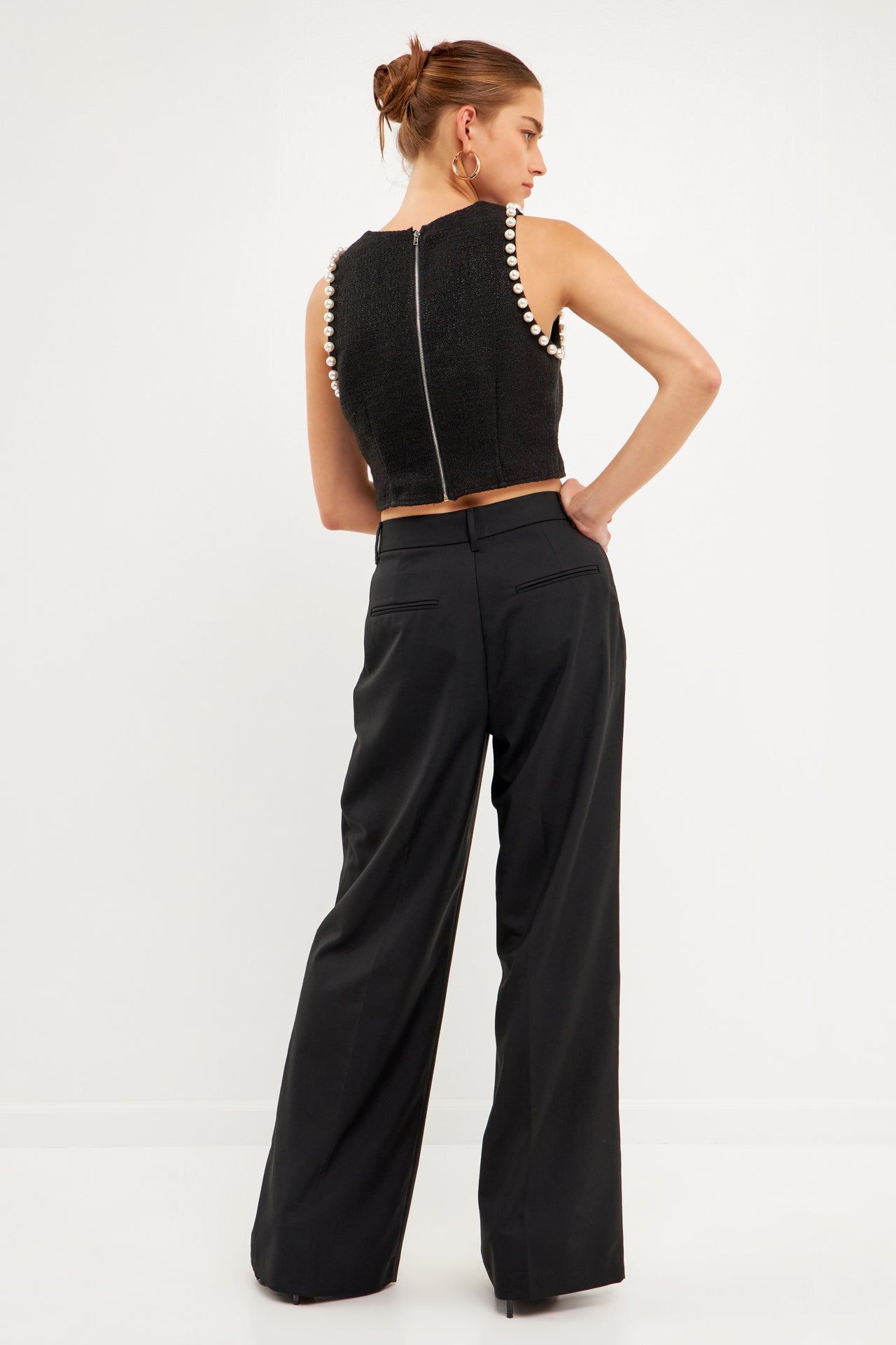 Pearl Trimmed Top sold by Endless Rose product image thumbnail 4