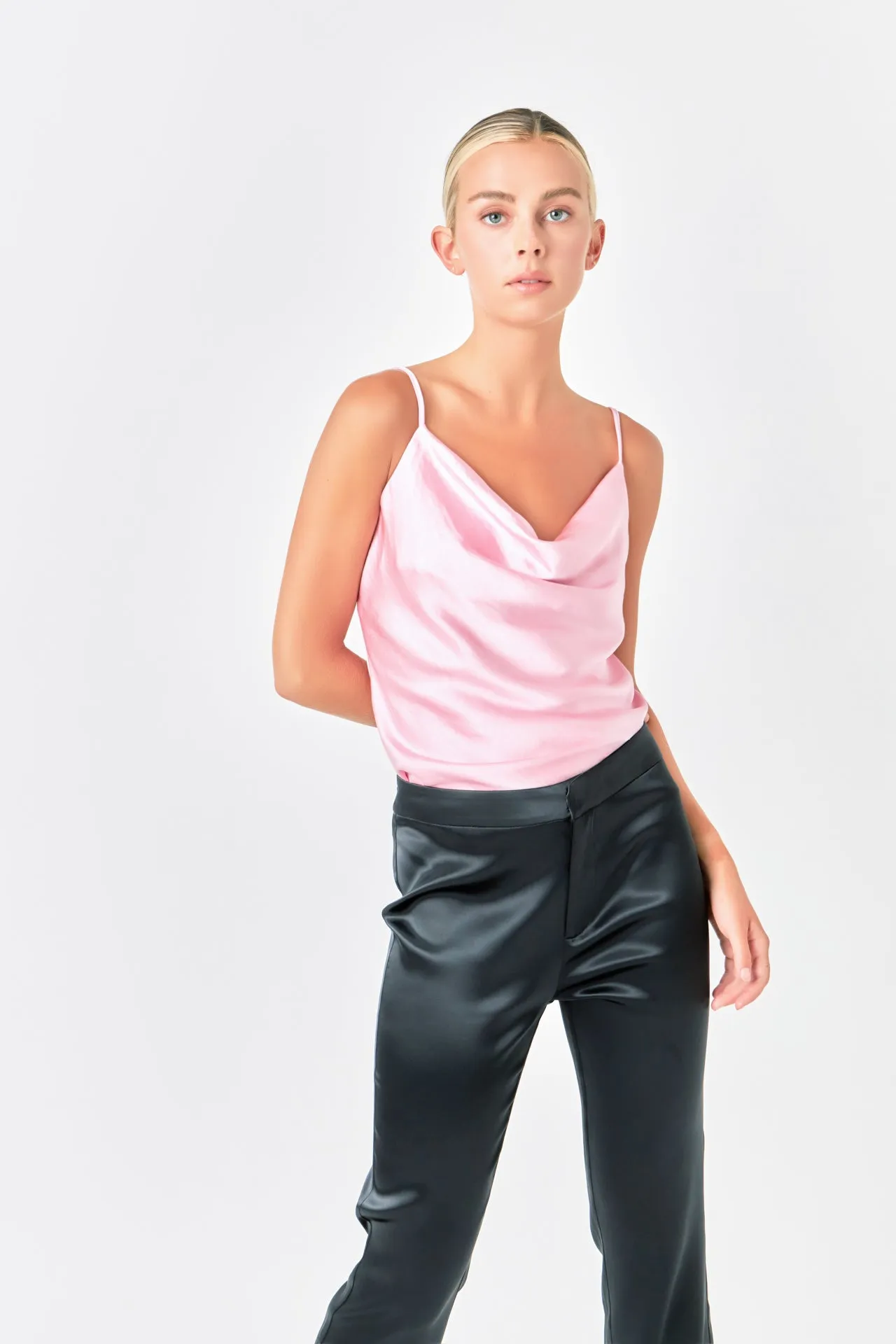 Satin Cowl Neck Top sold by Endless Rose product image thumbnail 5