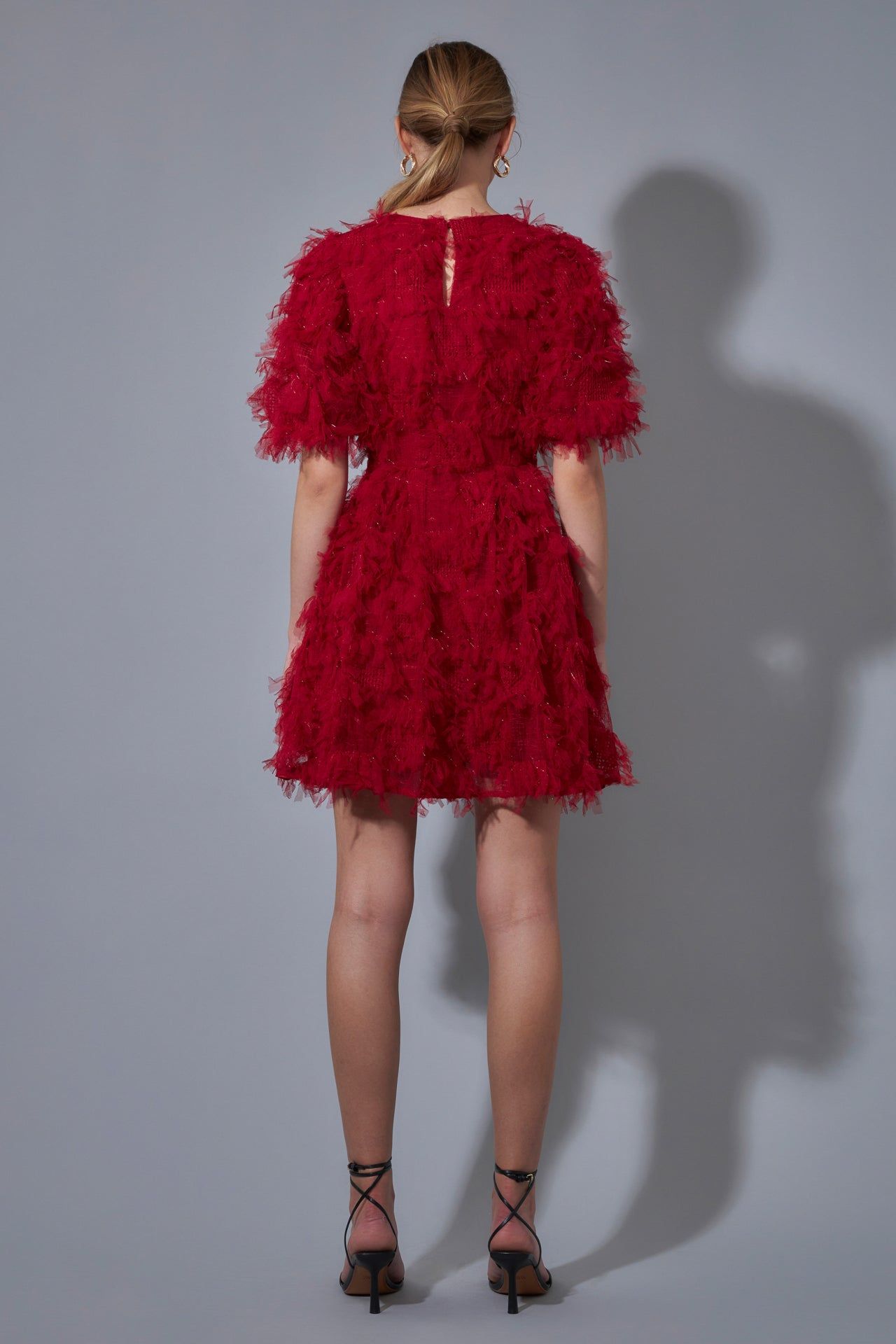 Textured Mesh Mini Dress sold by Endless Rose product image thumbnail 9