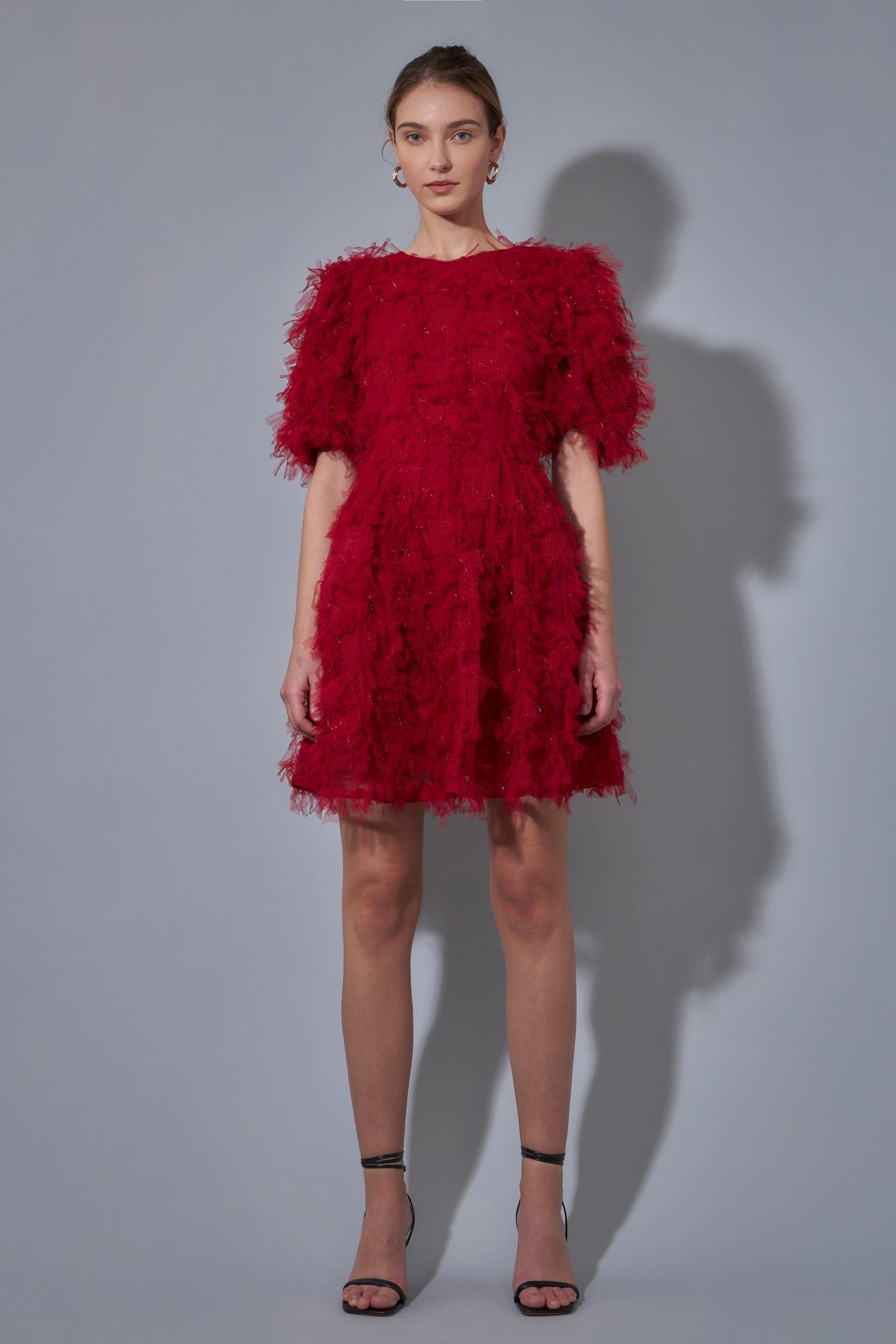 Textured Mesh Mini Dress sold by Endless Rose product image thumbnail 6