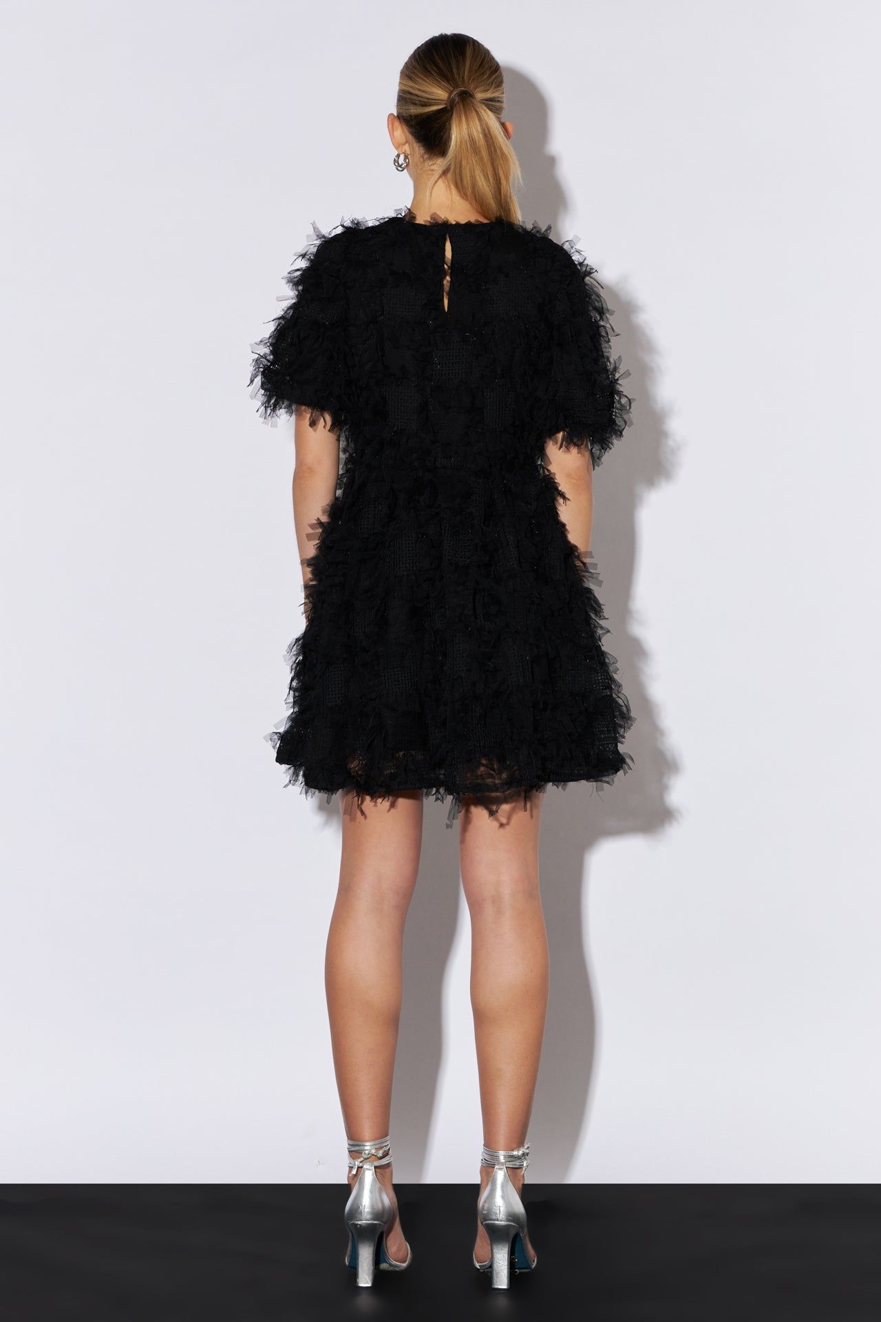 Textured Mesh Mini Dress sold by Endless Rose product image thumbnail 4