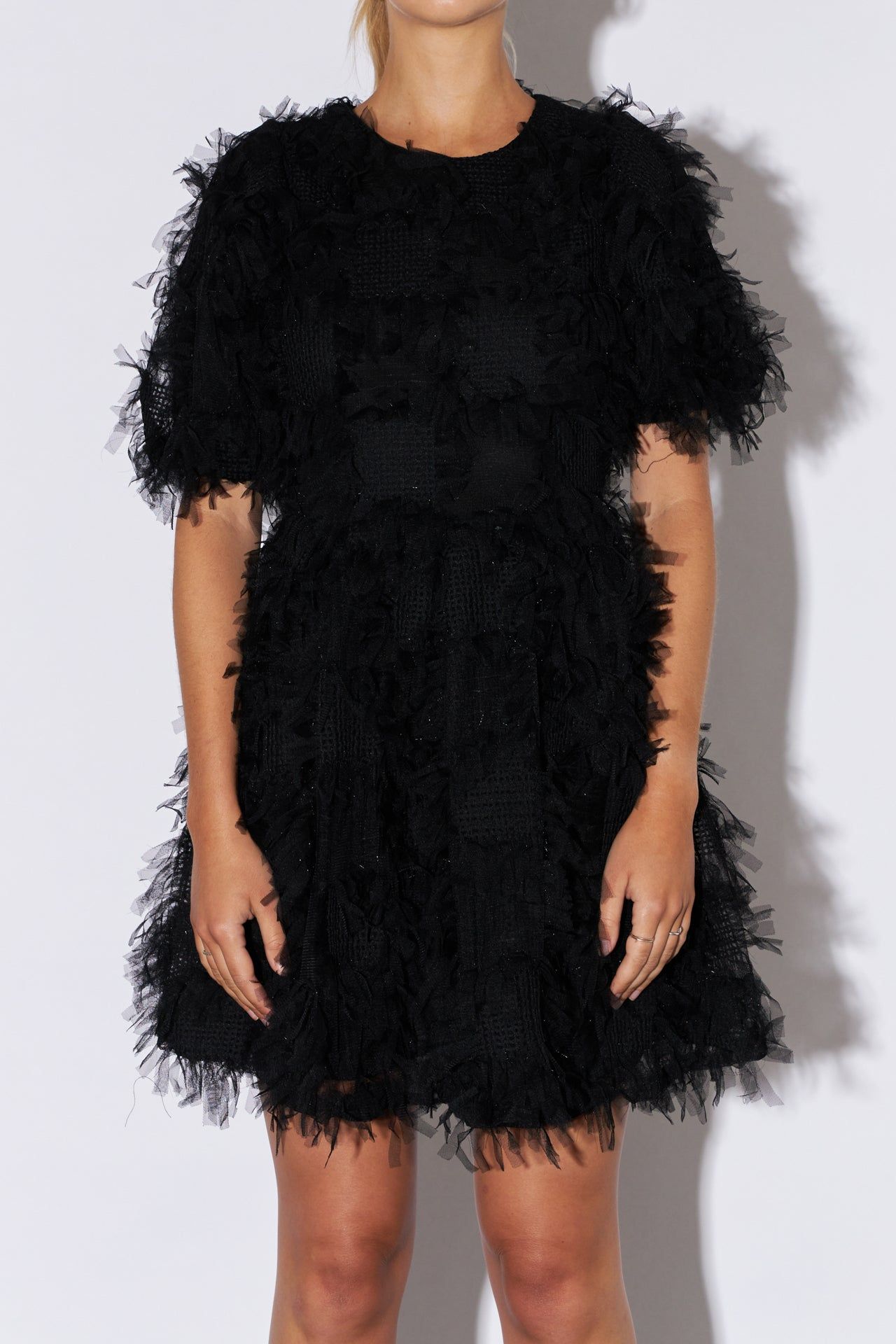 Textured Mesh Mini Dress sold by Endless Rose product image thumbnail 2