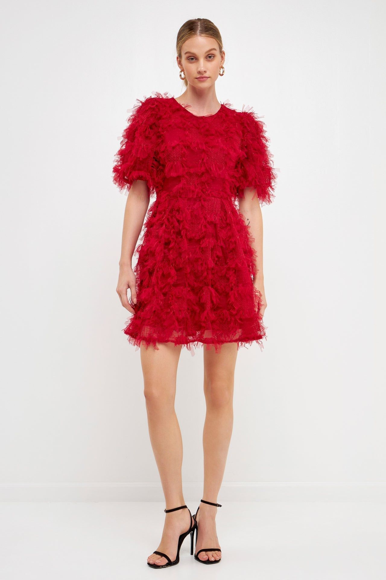 Textured Mesh Mini Dress sold by Endless Rose product image thumbnail 11