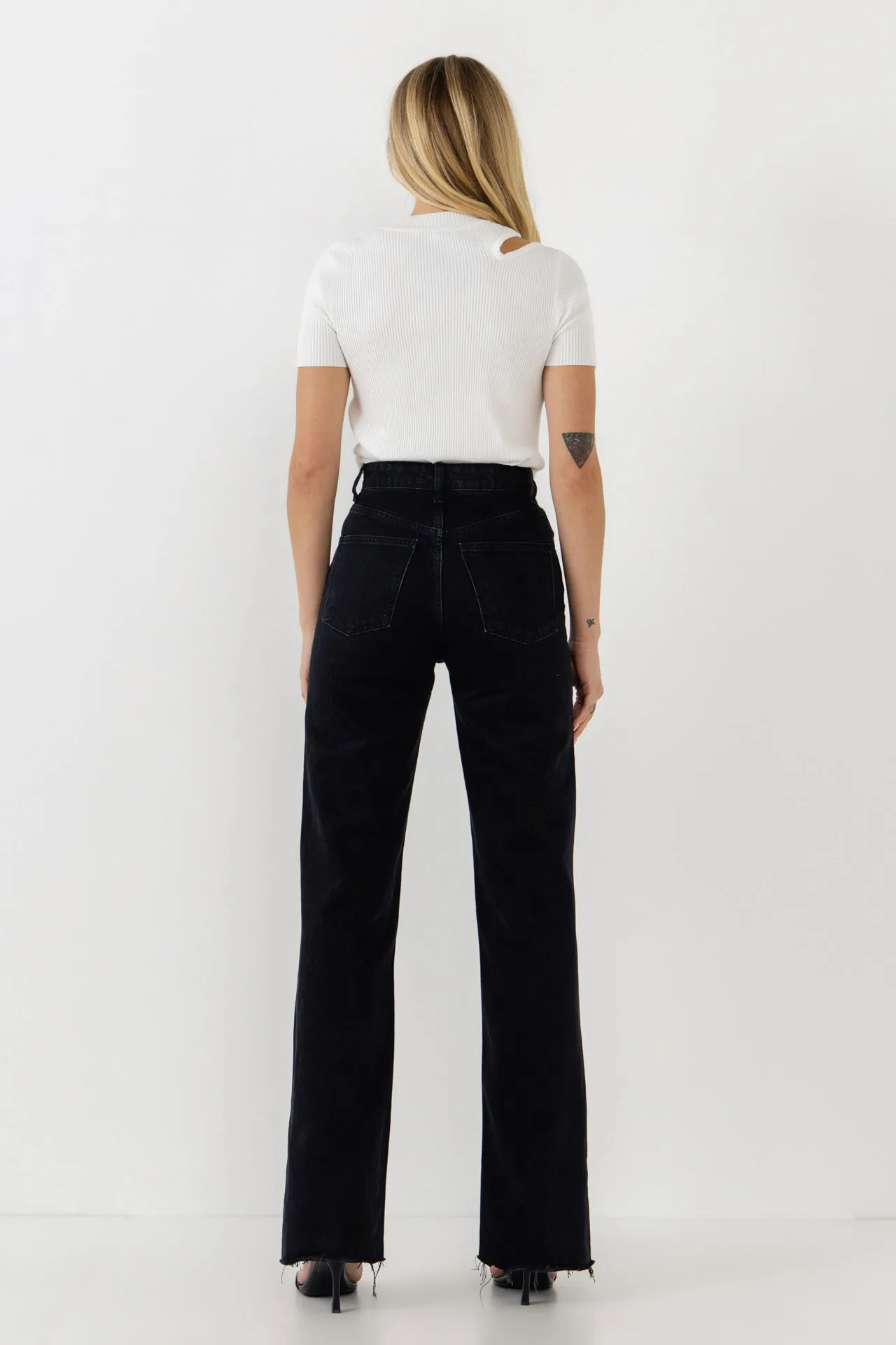 Cut Out Knit Top sold by Endless Rose product image thumbnail 4