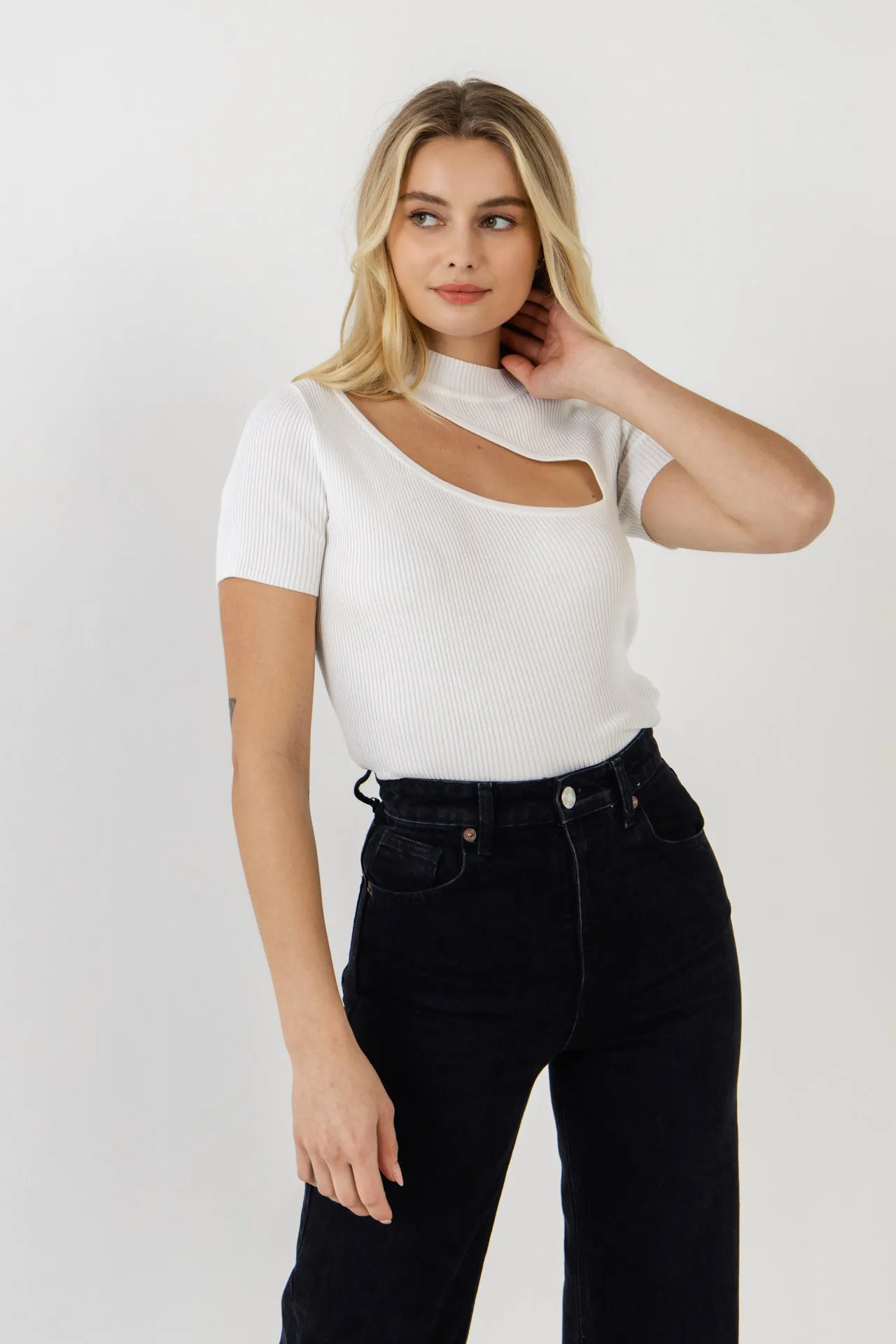 Cut Out Knit Top sold by Endless Rose product image thumbnail 5
