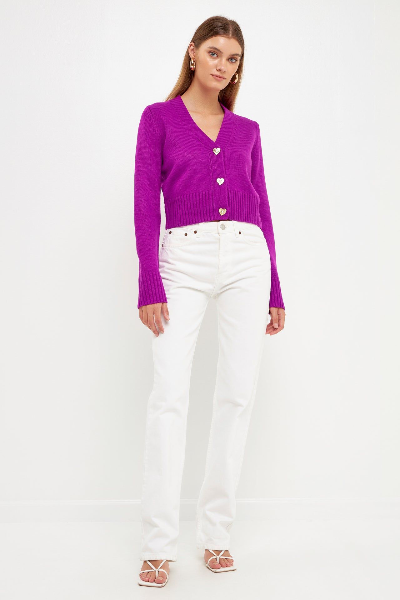 Sale of Heart Button Cardigan sold by Endless Rose