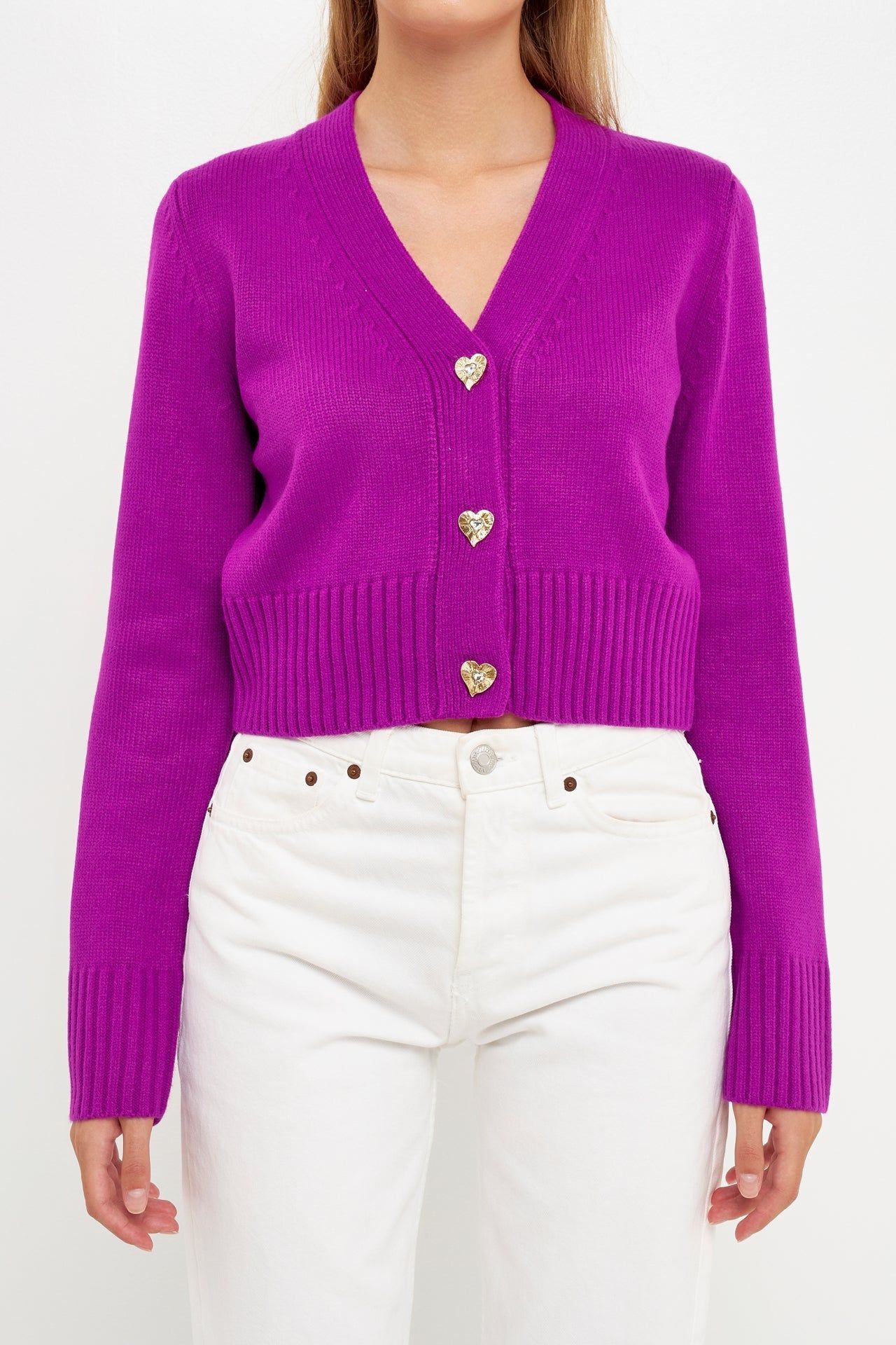 Sale of Heart Button Cardigan sold by Endless Rose product image thumbnail 2