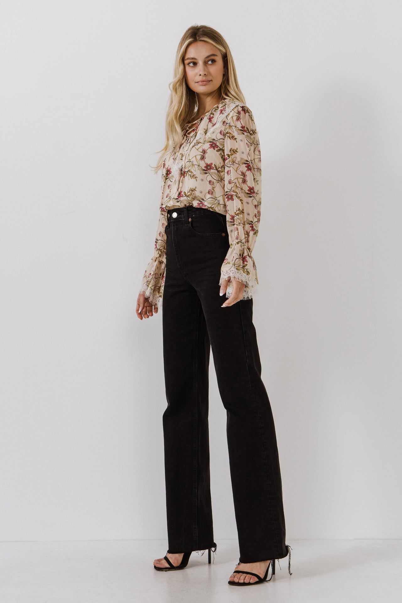 Heart Vine Lace Up Blouse sold by Endless Rose product image thumbnail 3