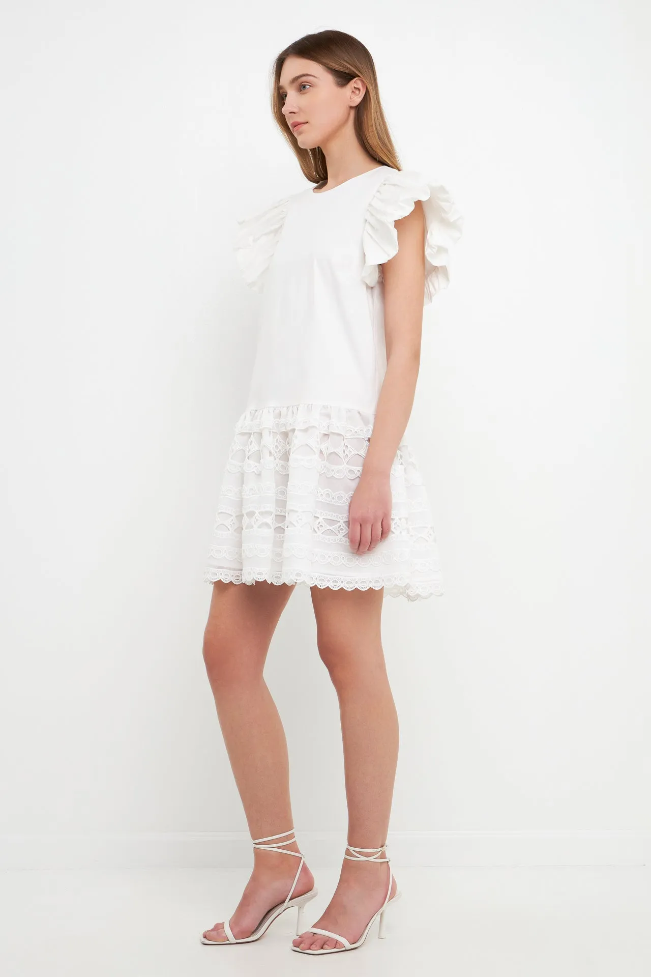 Mixed Media Mini Dress sold by Endless Rose product image thumbnail 3