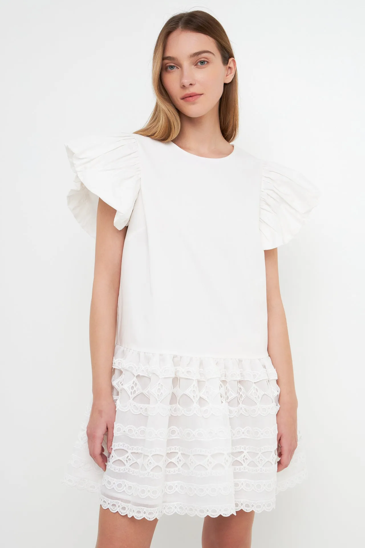 Mixed Media Mini Dress sold by Endless Rose product image thumbnail 5