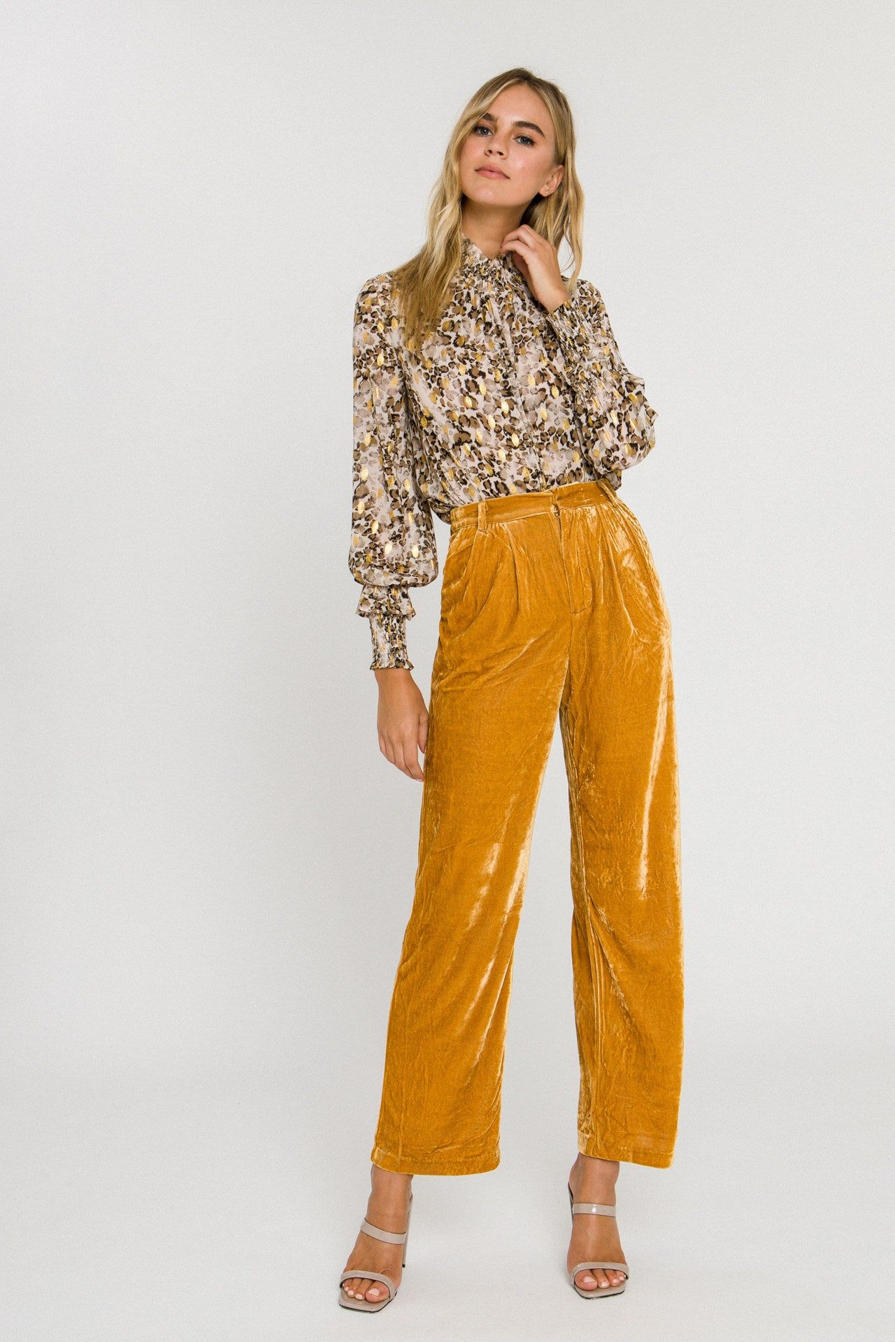 Velvet Wide Leg Pants sold by Endless Rose product image thumbnail 5