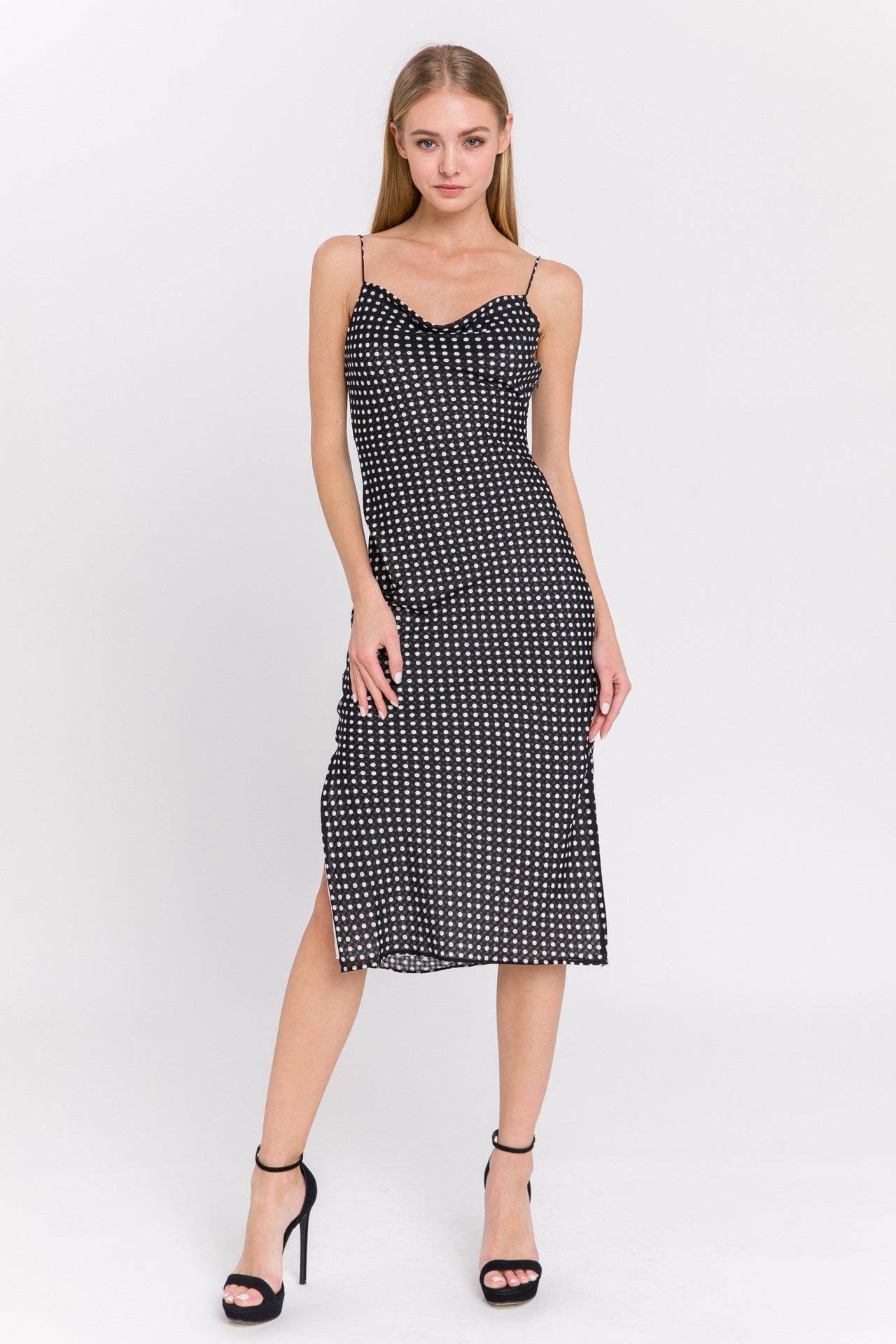 Polka Dot Fitted Dress sold by Endless Rose