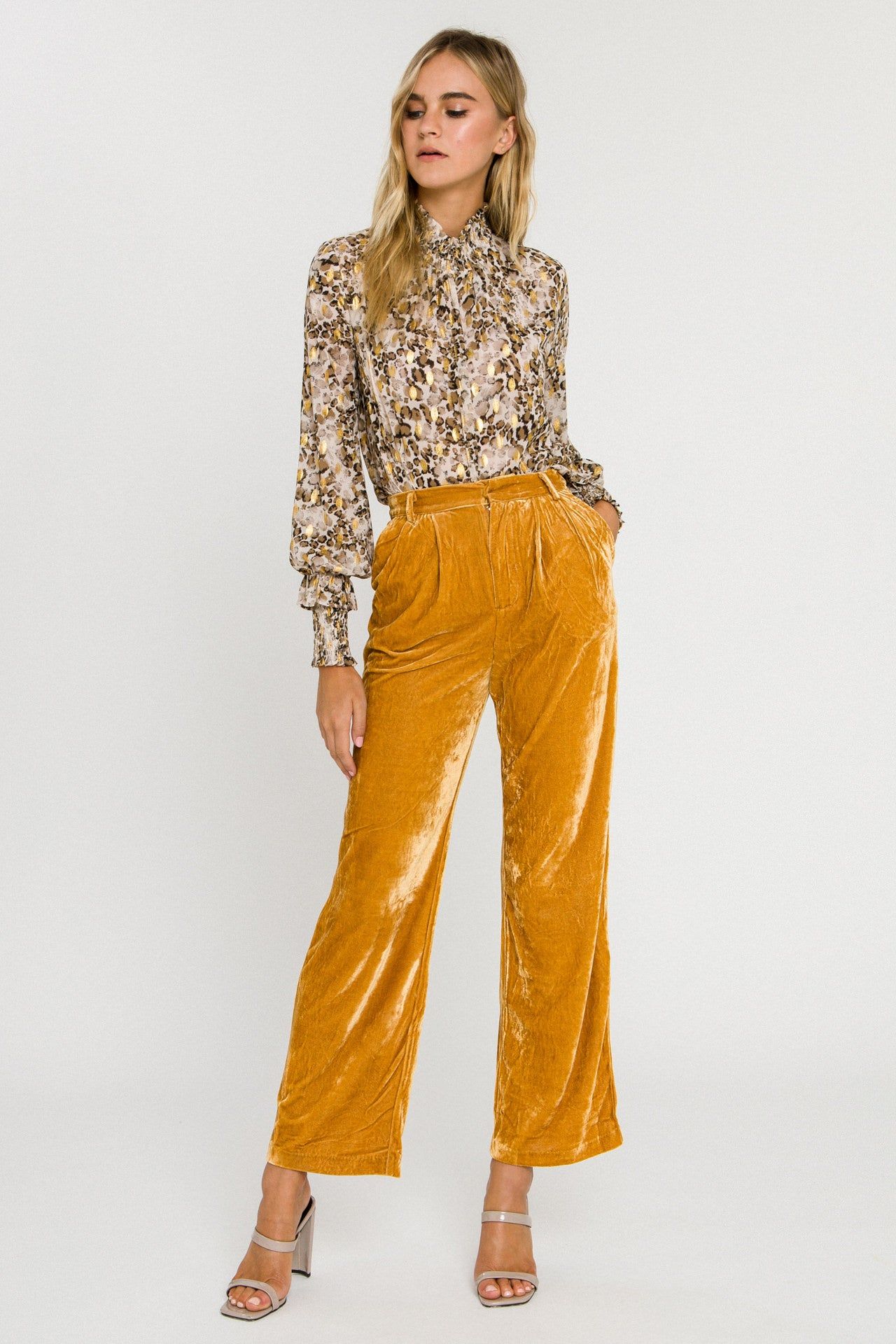 Velvet Wide Leg Pants sold by Endless Rose