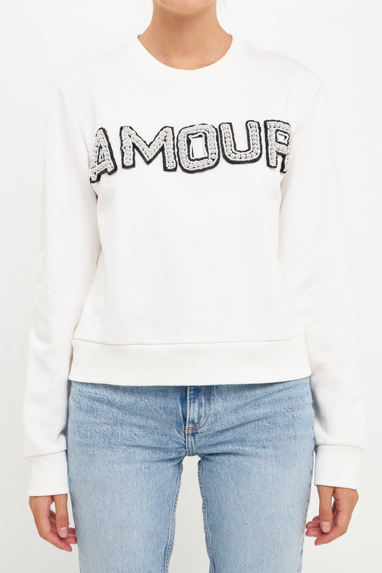 Beaded Amour Sweatshirt sold by Endless Rose product image thumbnail 2