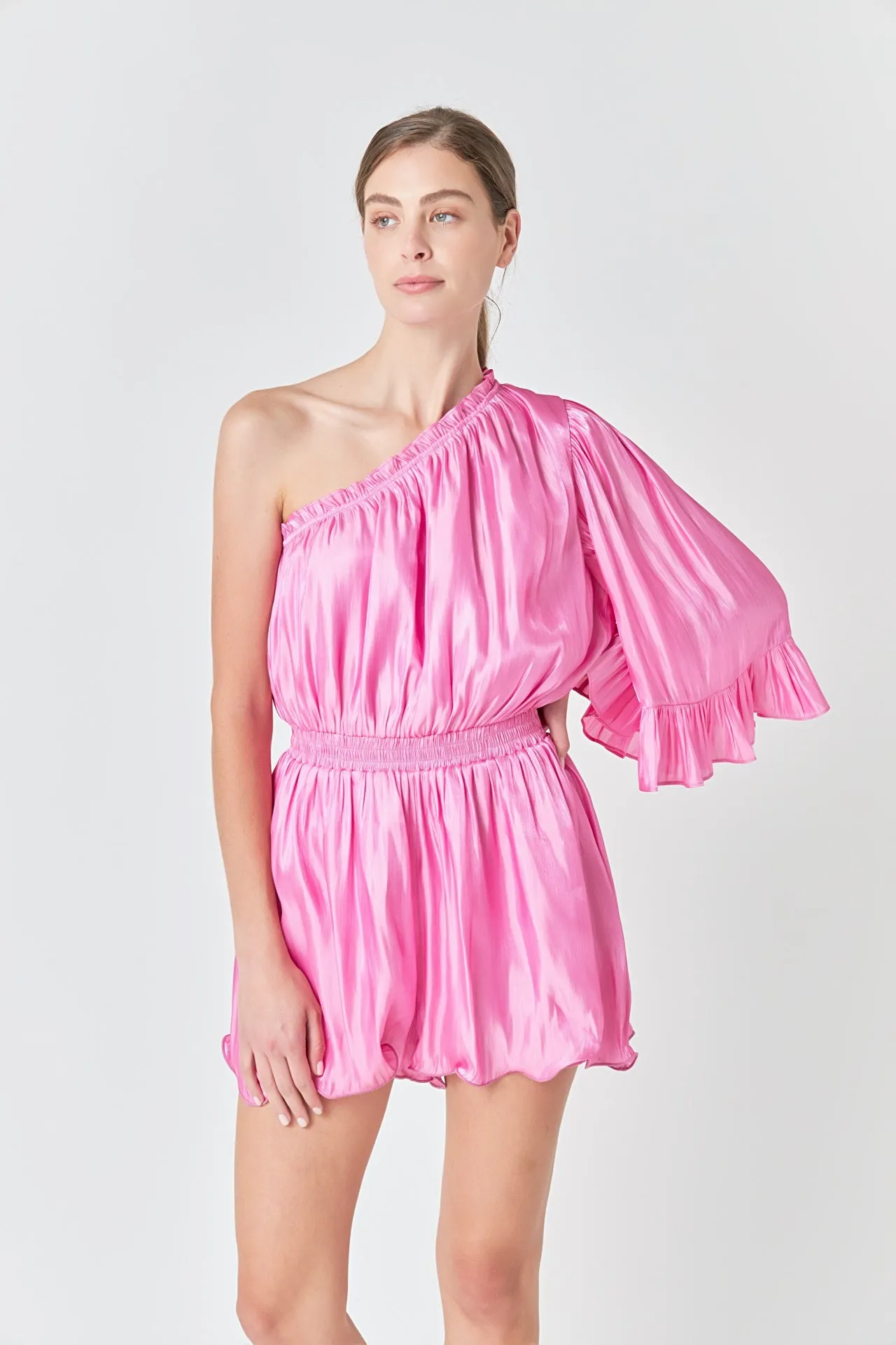 One Shoulder Shiny Romper sold by Endless Rose product image thumbnail 5
