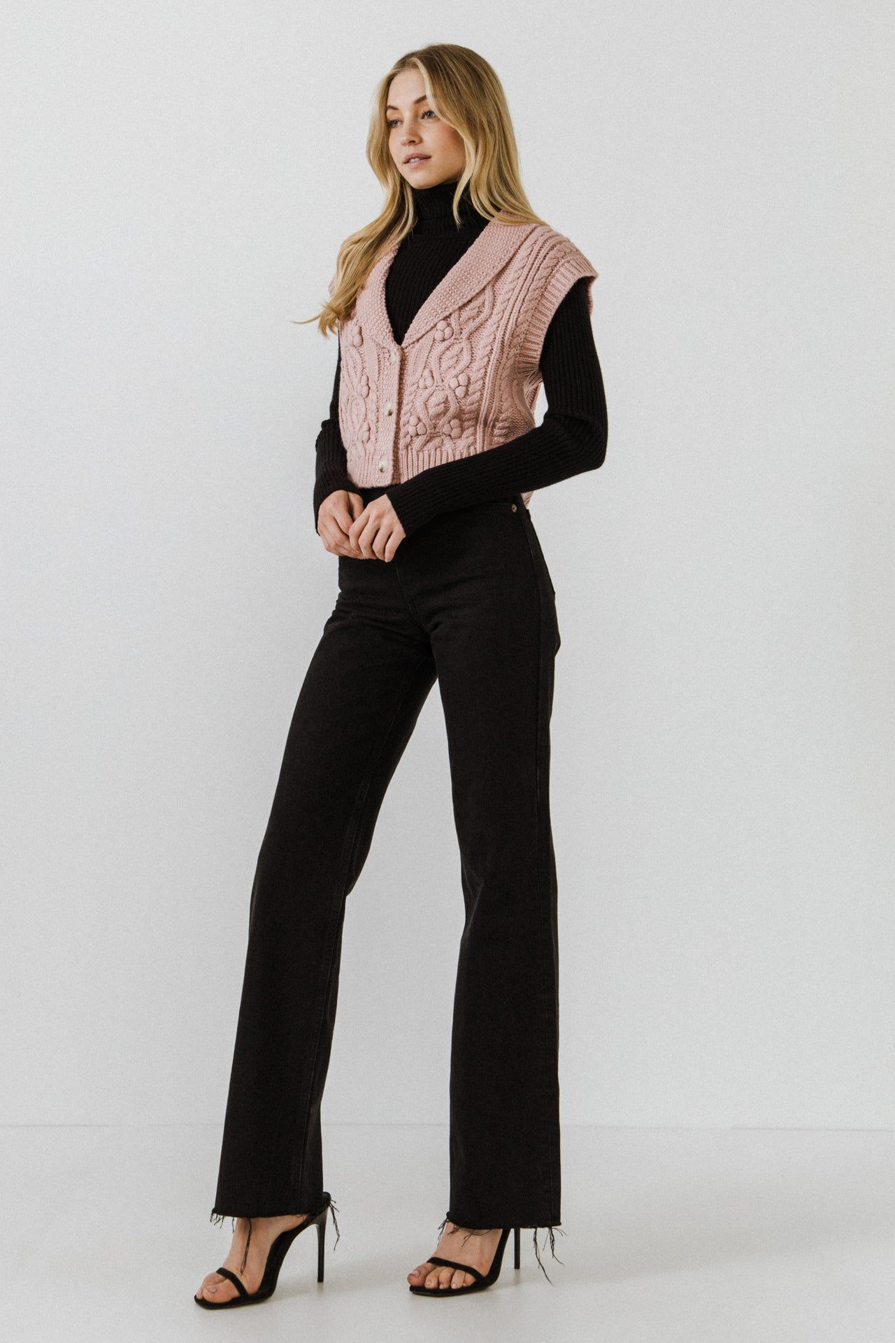 Cropped Sweater Vest sold by Endless Rose product image thumbnail 3