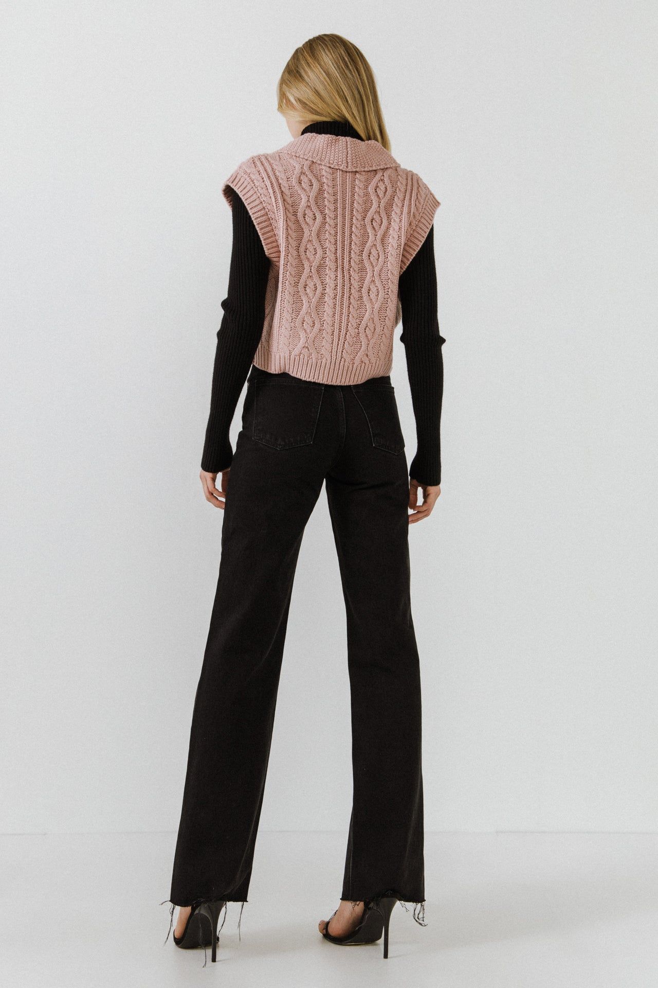 Cropped Sweater Vest sold by Endless Rose product image thumbnail 4