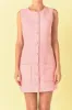 Sleeveless Tweed Mini Dress sold by Endless Rose