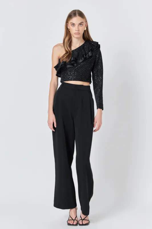 One Shoulder Sequin Top sold by Endless Rose