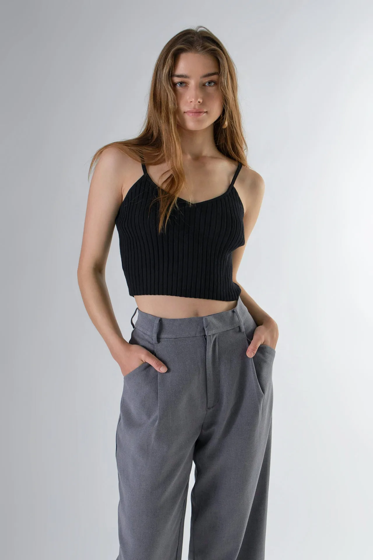 Knit Cami Crop Top sold by Endless Rose product image thumbnail 5