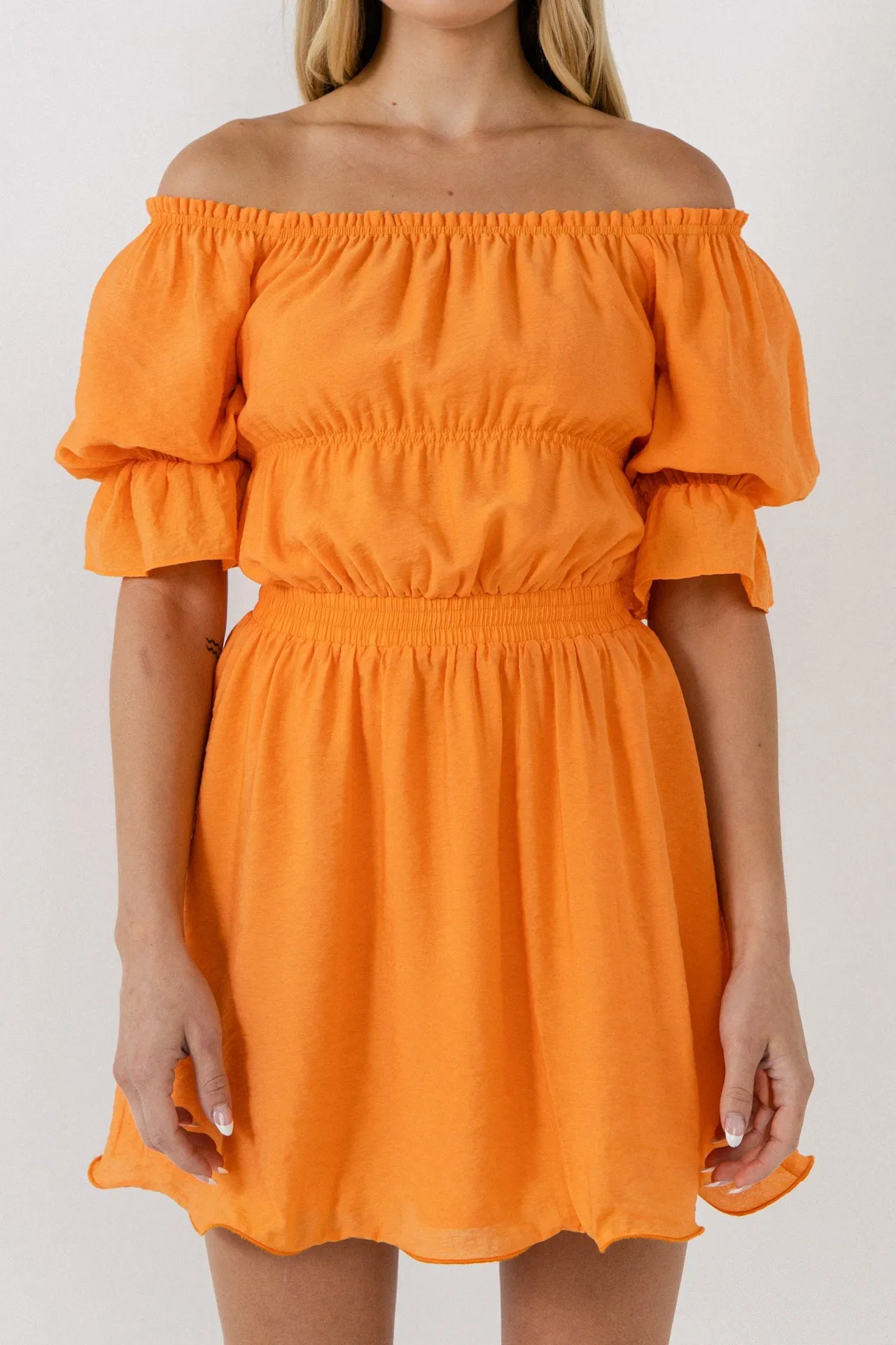 Off the Shoulder Flounced Mini sold by Endless Rose product image thumbnail 2