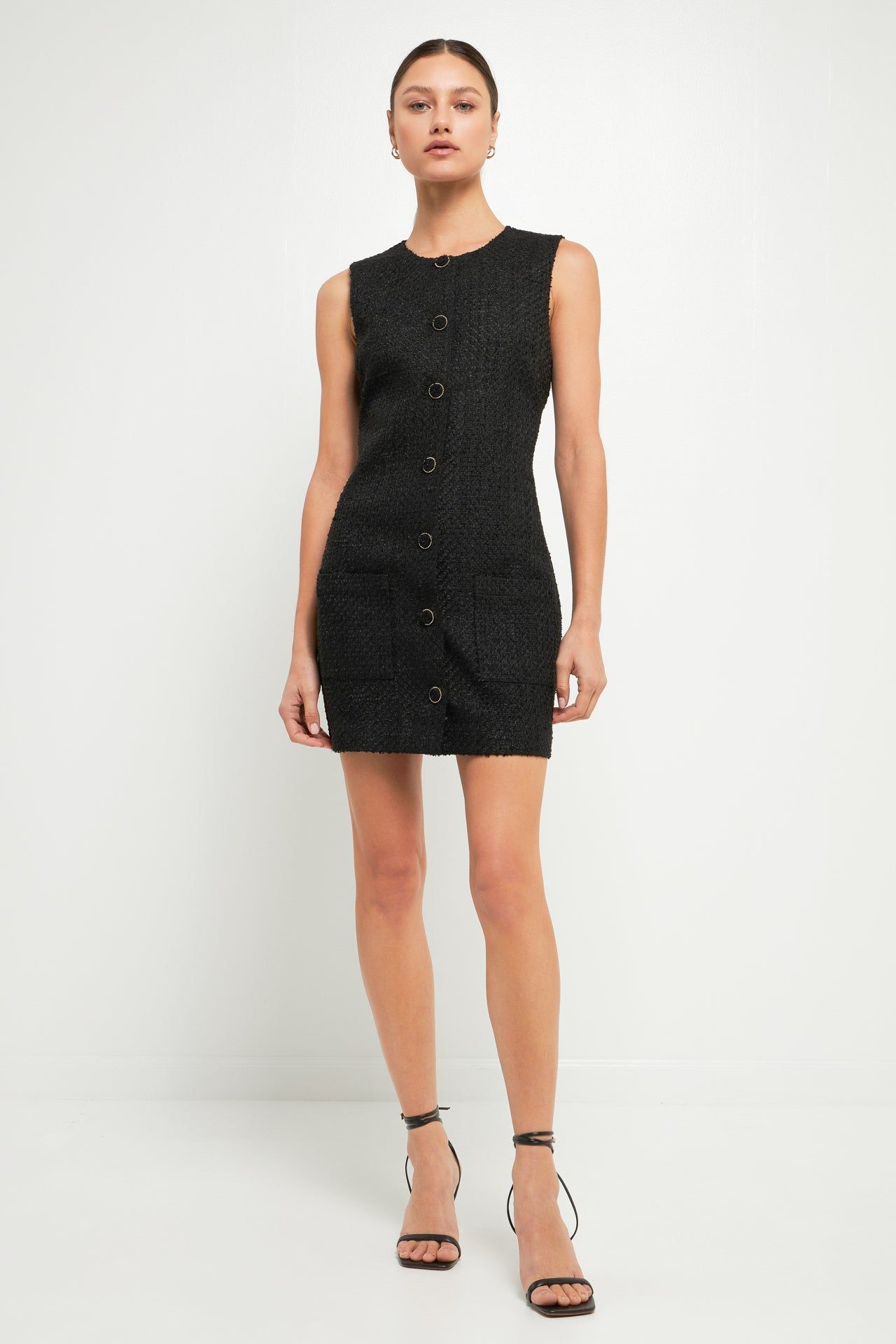 Sleeveless Tweed Mini Dress sold by Endless Rose product image thumbnail 16