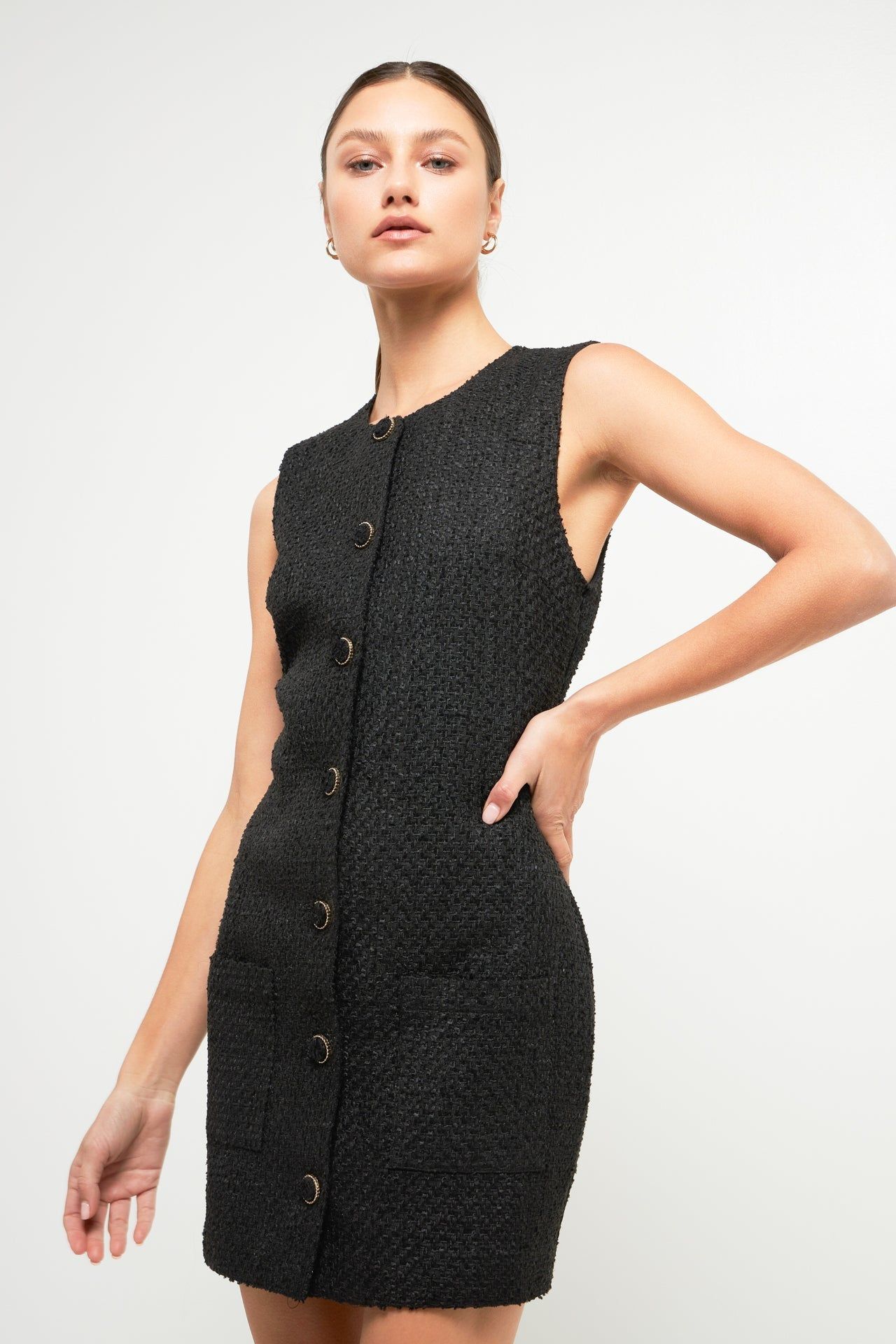 Sleeveless Tweed Mini Dress sold by Endless Rose product image thumbnail 20