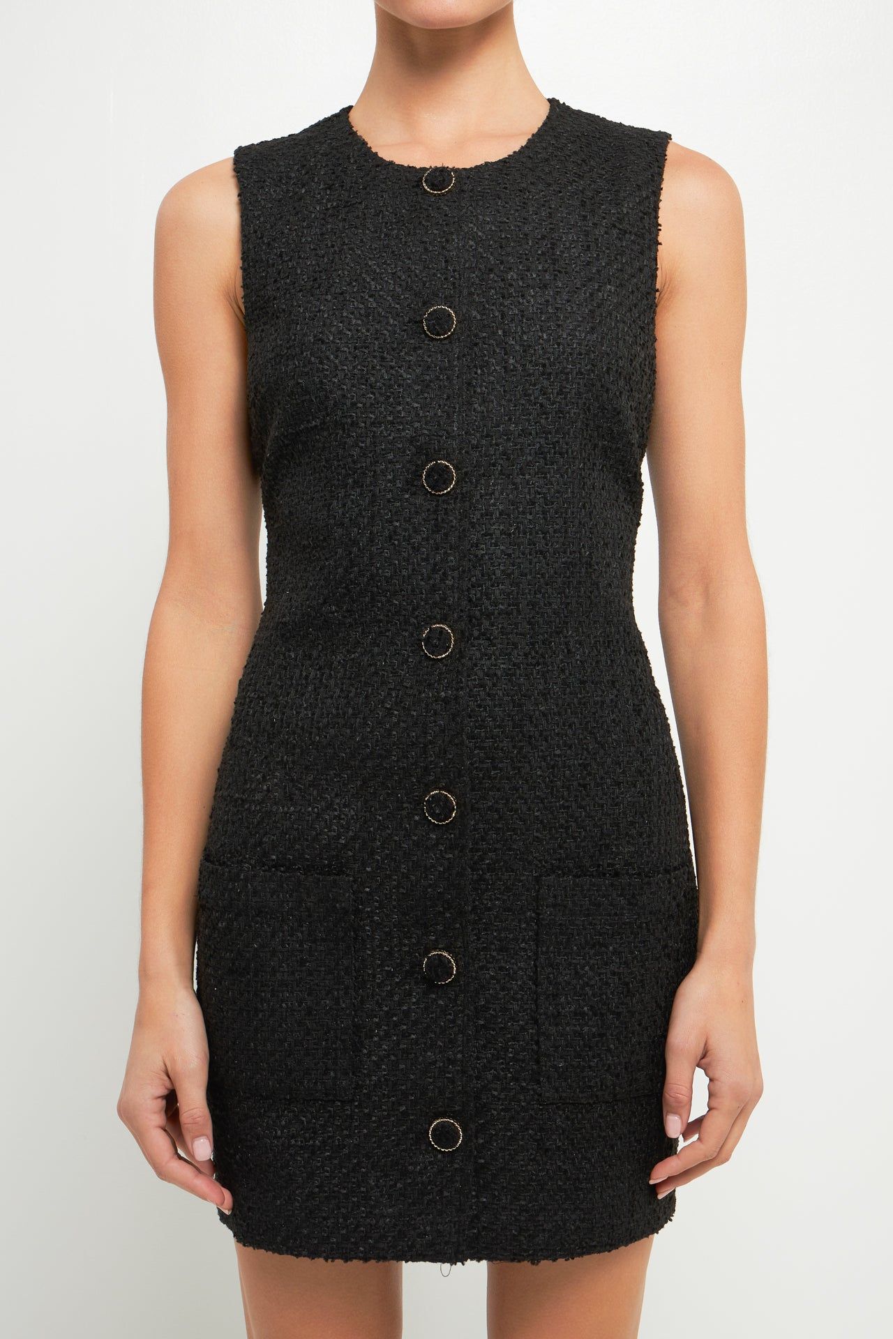 Sleeveless Tweed Mini Dress sold by Endless Rose product image thumbnail 17