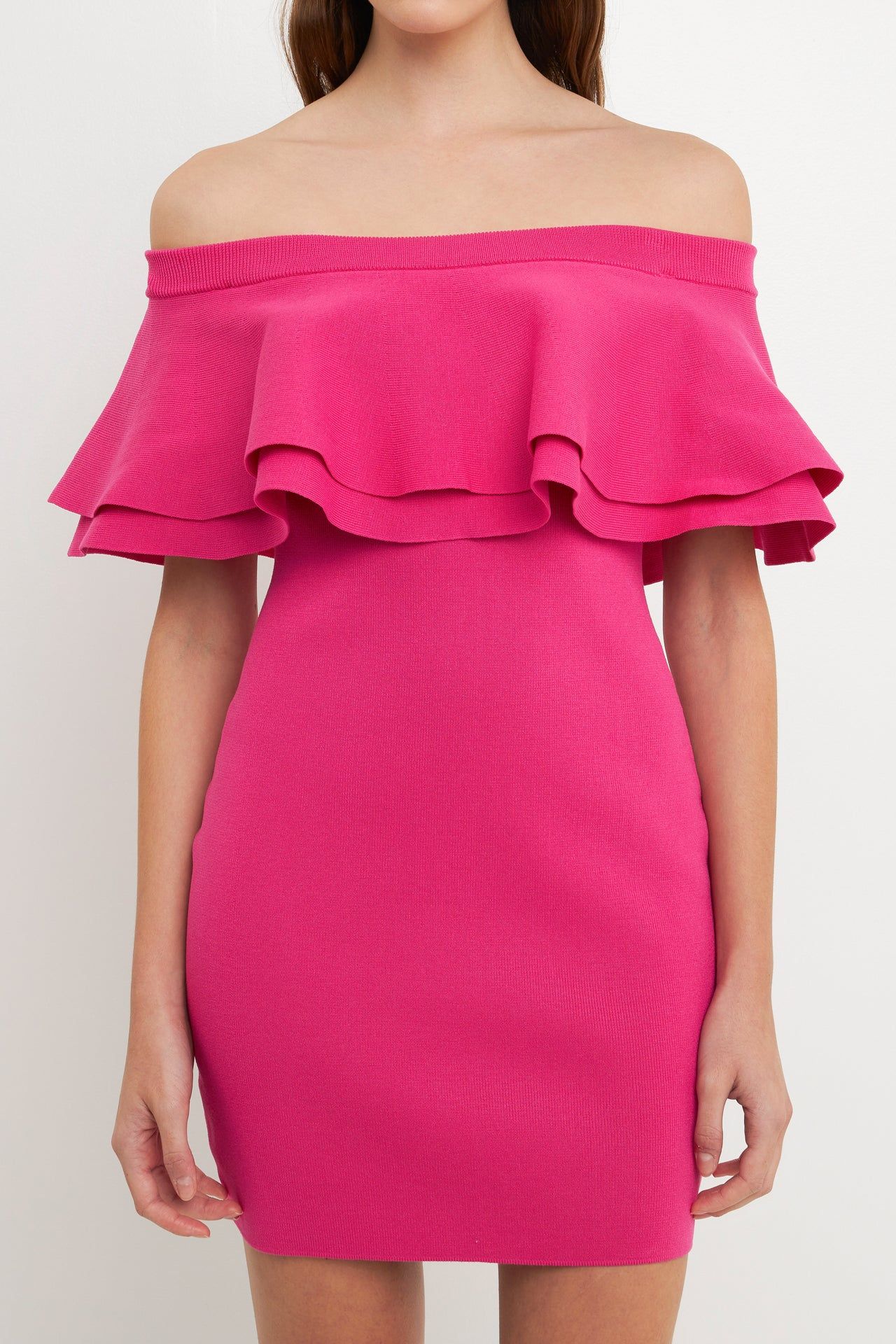 Off-The-Shoulder Mini Dress sold by Endless Rose product image thumbnail 5