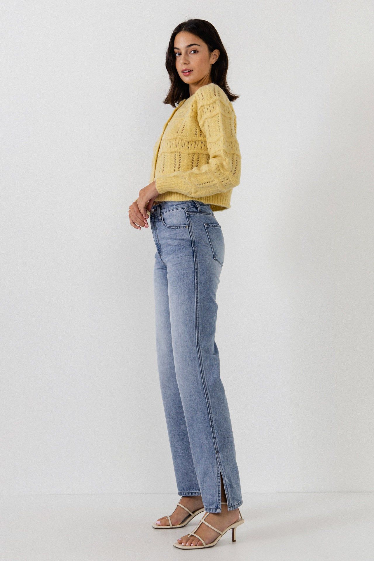 Knitted Cardigan with Coverbuttons sold by Endless Rose product image thumbnail 3