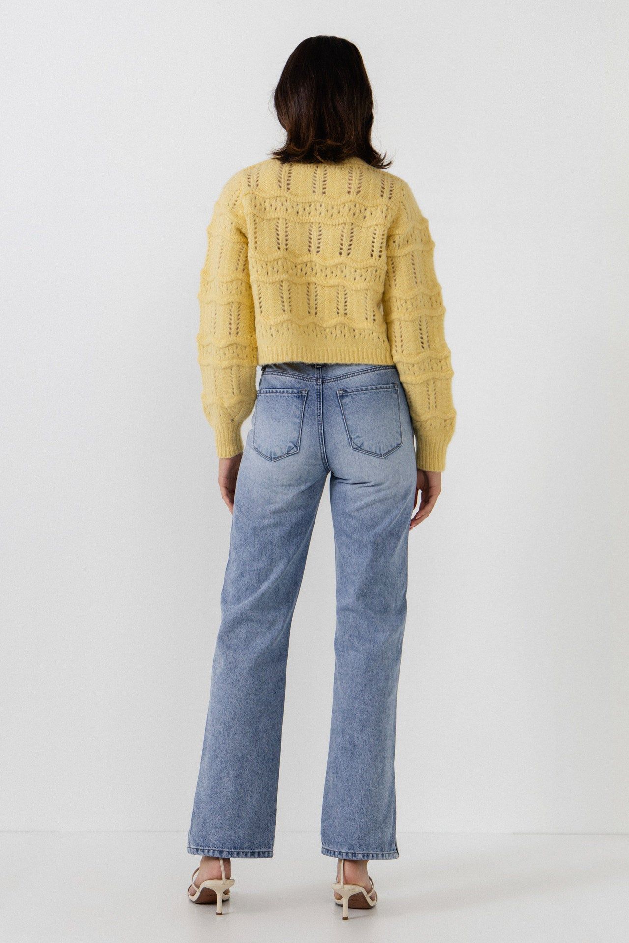 Knitted Cardigan with Coverbuttons sold by Endless Rose product image thumbnail 4