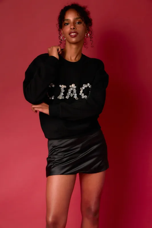 Letter Patch Sweatshirt sold by Endless Rose