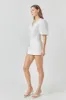 Laced V-Neck Puff Sleeve Top sold by Endless Rose