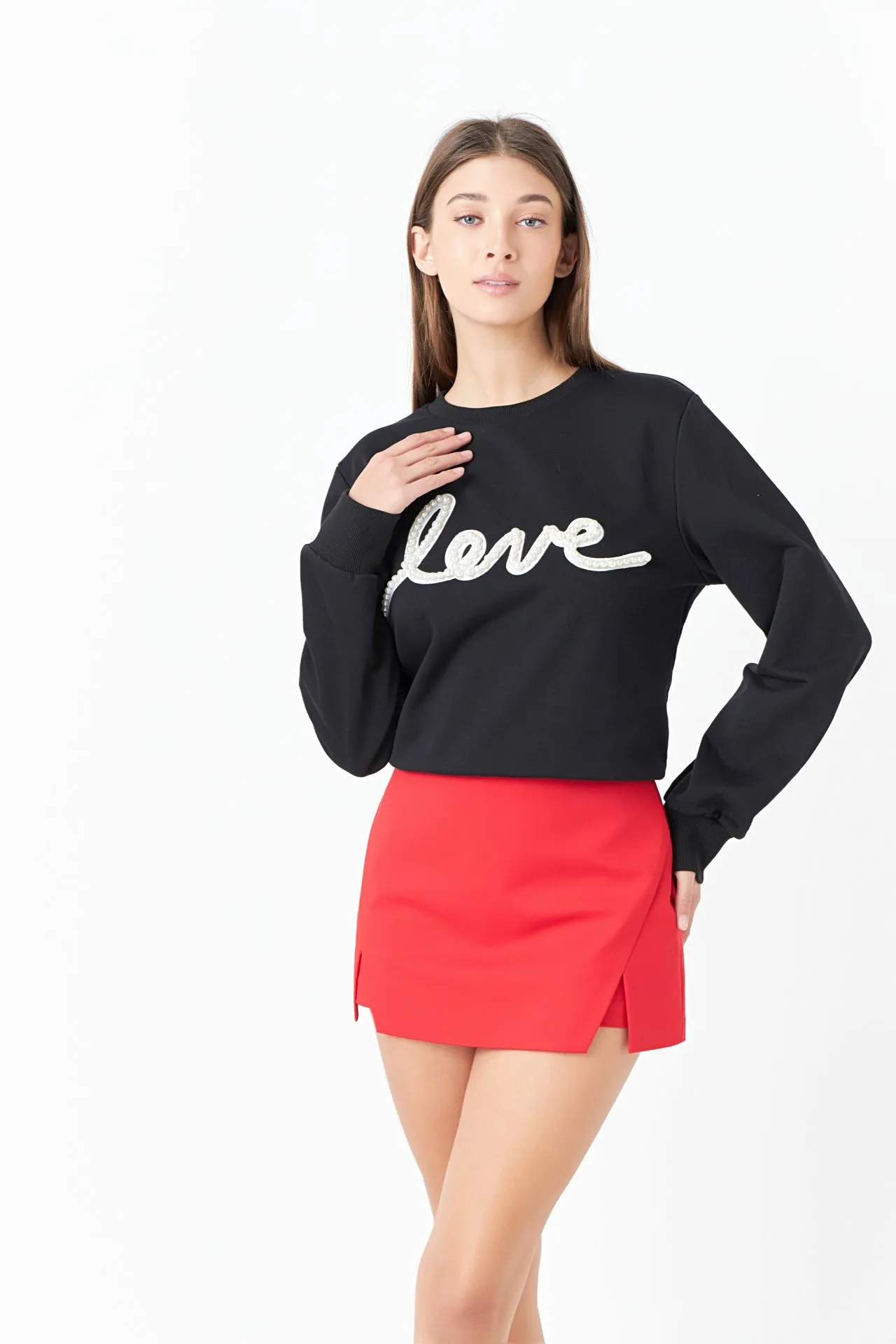 Pearl Love Sweatshirt sold by Endless Rose product image thumbnail 5