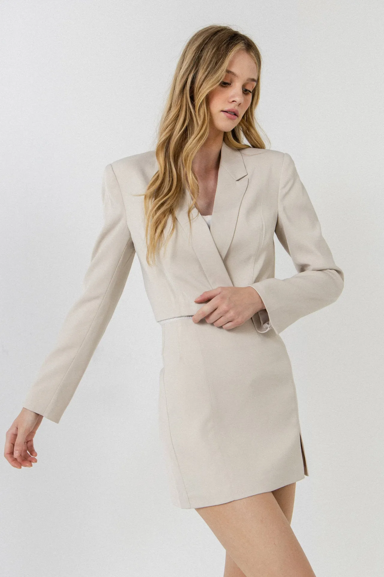 Cropped Boxy Blazer sold by Endless Rose product image thumbnail 5