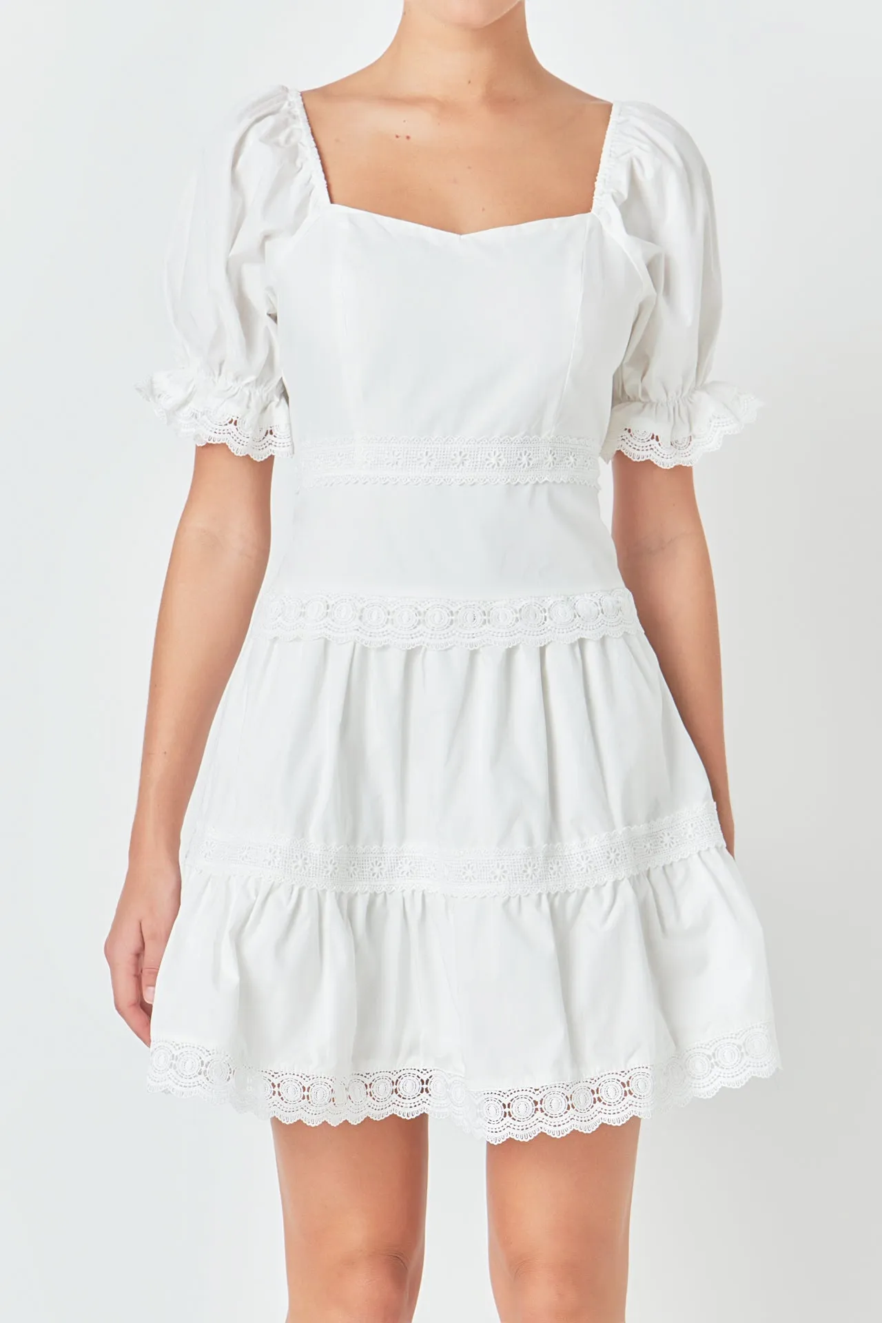 Sweetheart Lace Combo Puff Mini sold by Endless Rose product image thumbnail 2