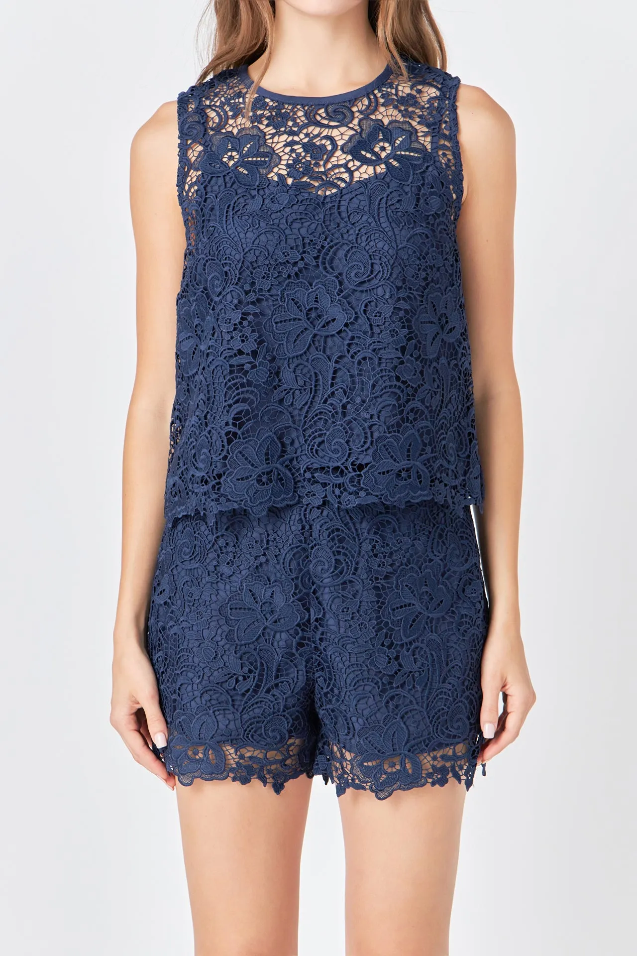 Deco Lace Sleeveless Top sold by Endless Rose product image thumbnail 2