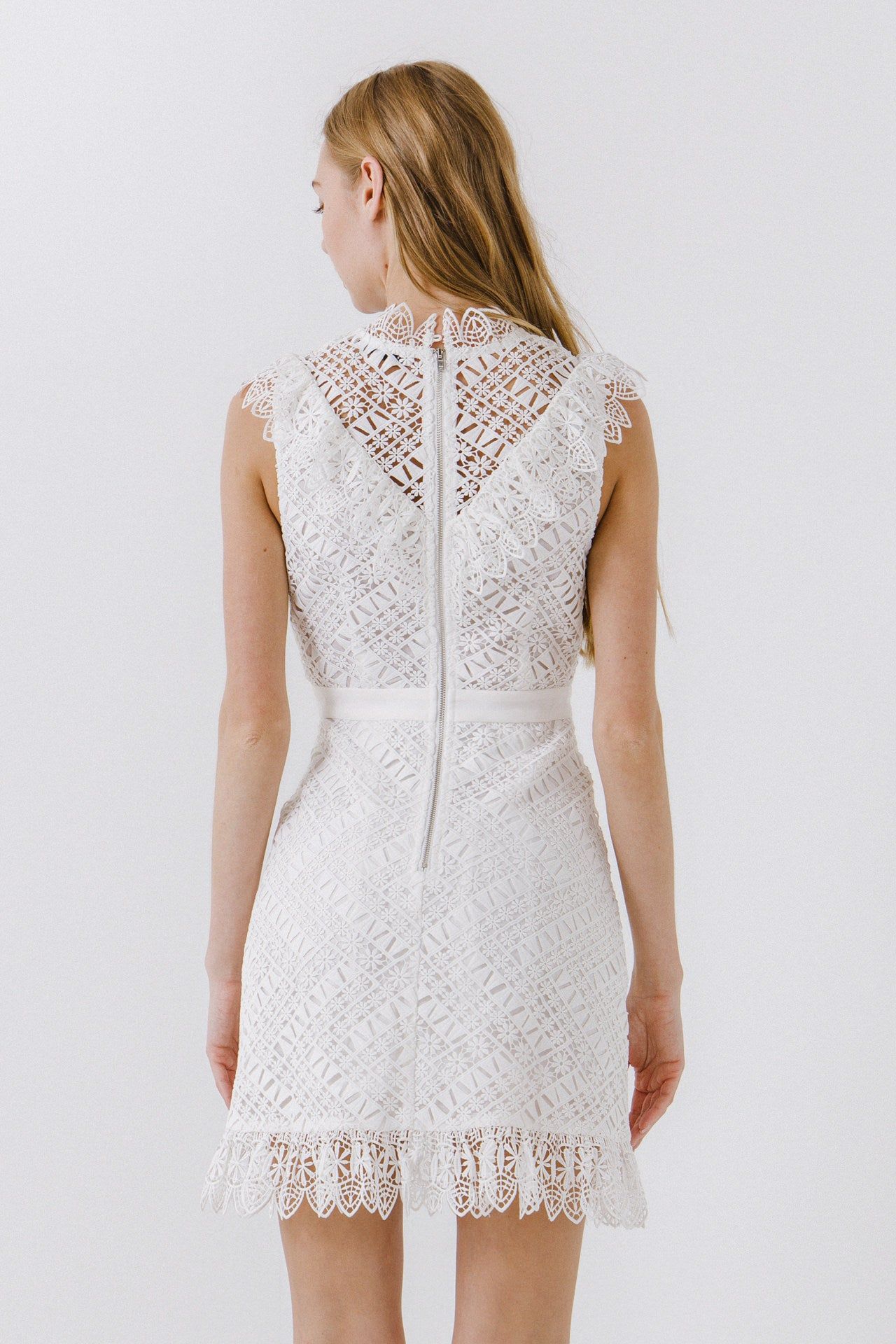 Lace Ruffled Mini Dress sold by Endless Rose product image thumbnail 4