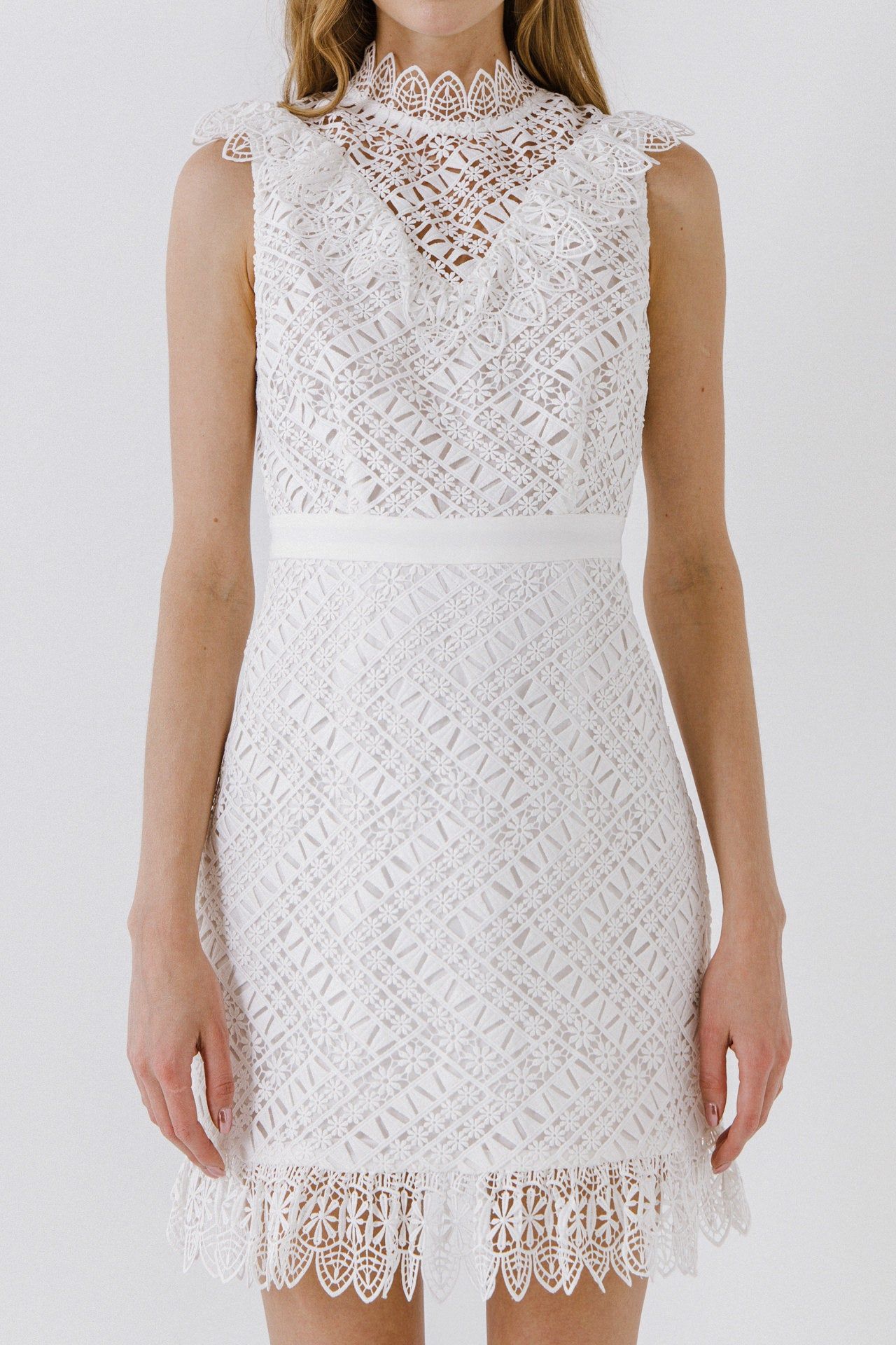 Lace Ruffled Mini Dress sold by Endless Rose product image thumbnail 2