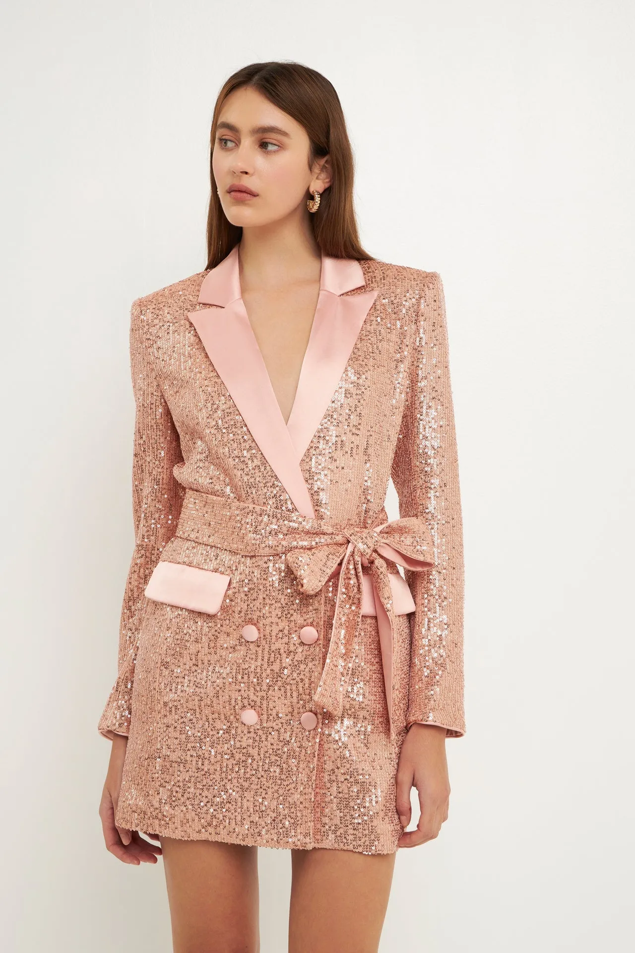 Sequins Belted Blazer sold by Endless Rose product image thumbnail 5