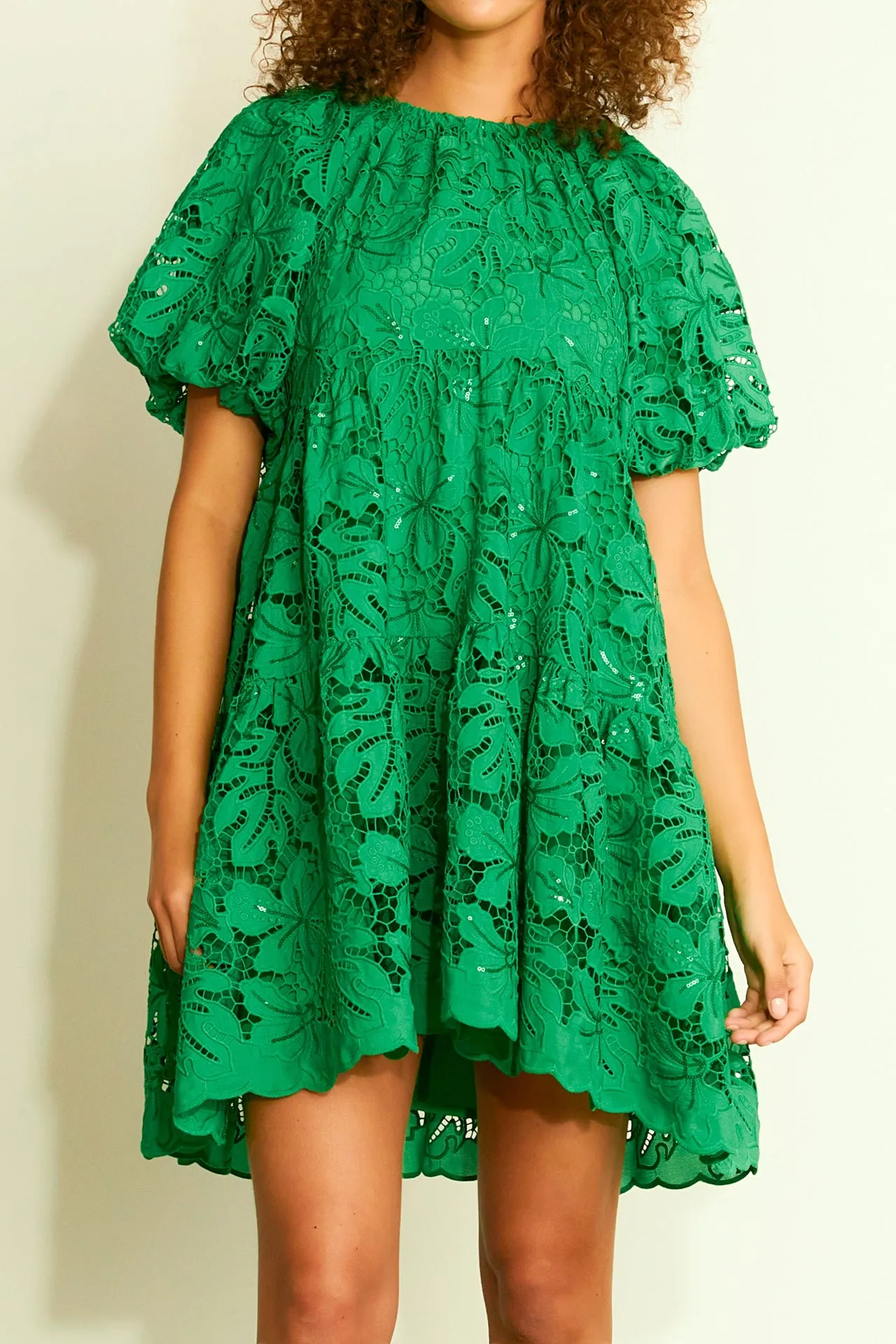 Sequined Tiered Mini Dress sold by Endless Rose product image thumbnail 2