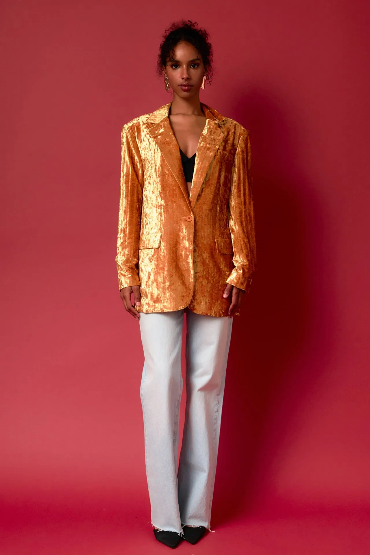 Oversized Velvet Blazer sold by Endless Rose product image thumbnail 3