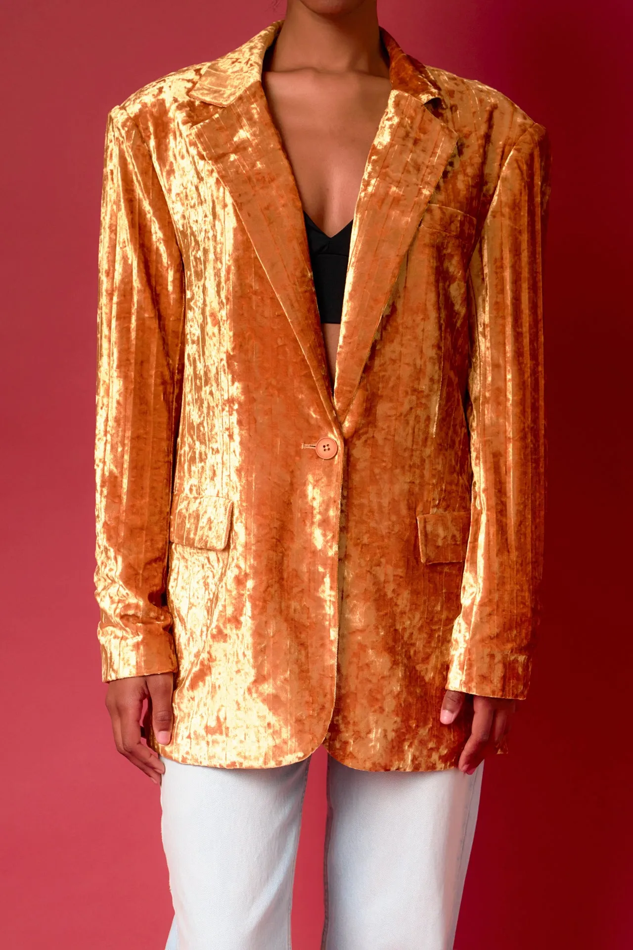 Oversized Velvet Blazer sold by Endless Rose product image thumbnail 2