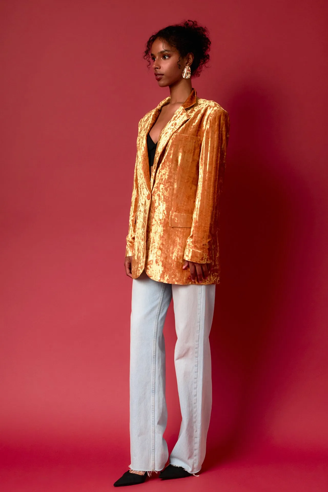 Oversized Velvet Blazer sold by Endless Rose product image thumbnail 4