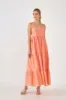 Button Detail Tiered Maxi Dress sold by Endless Rose