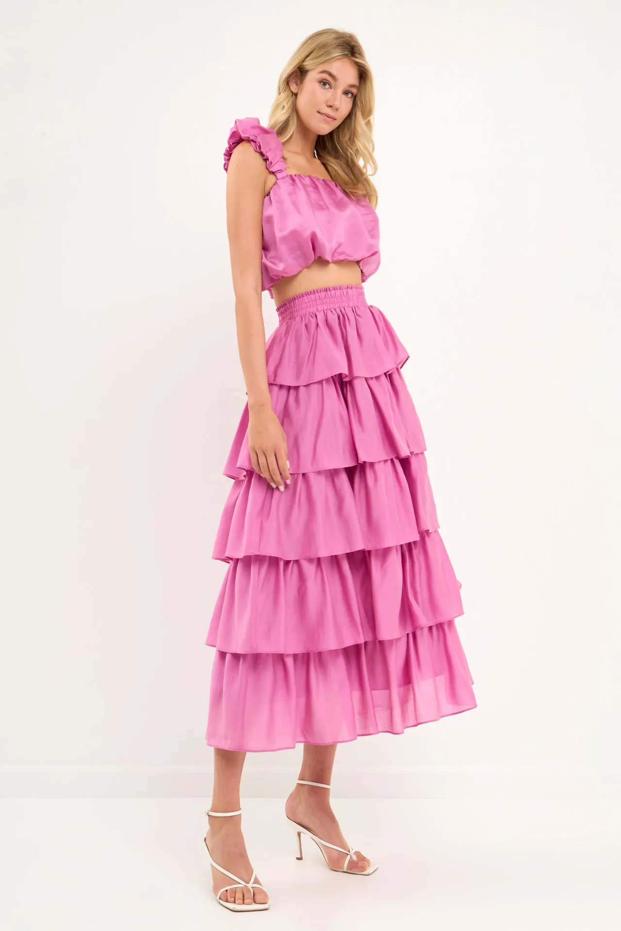 Puff Sleeve Cropped Top sold by Endless Rose product image thumbnail 3