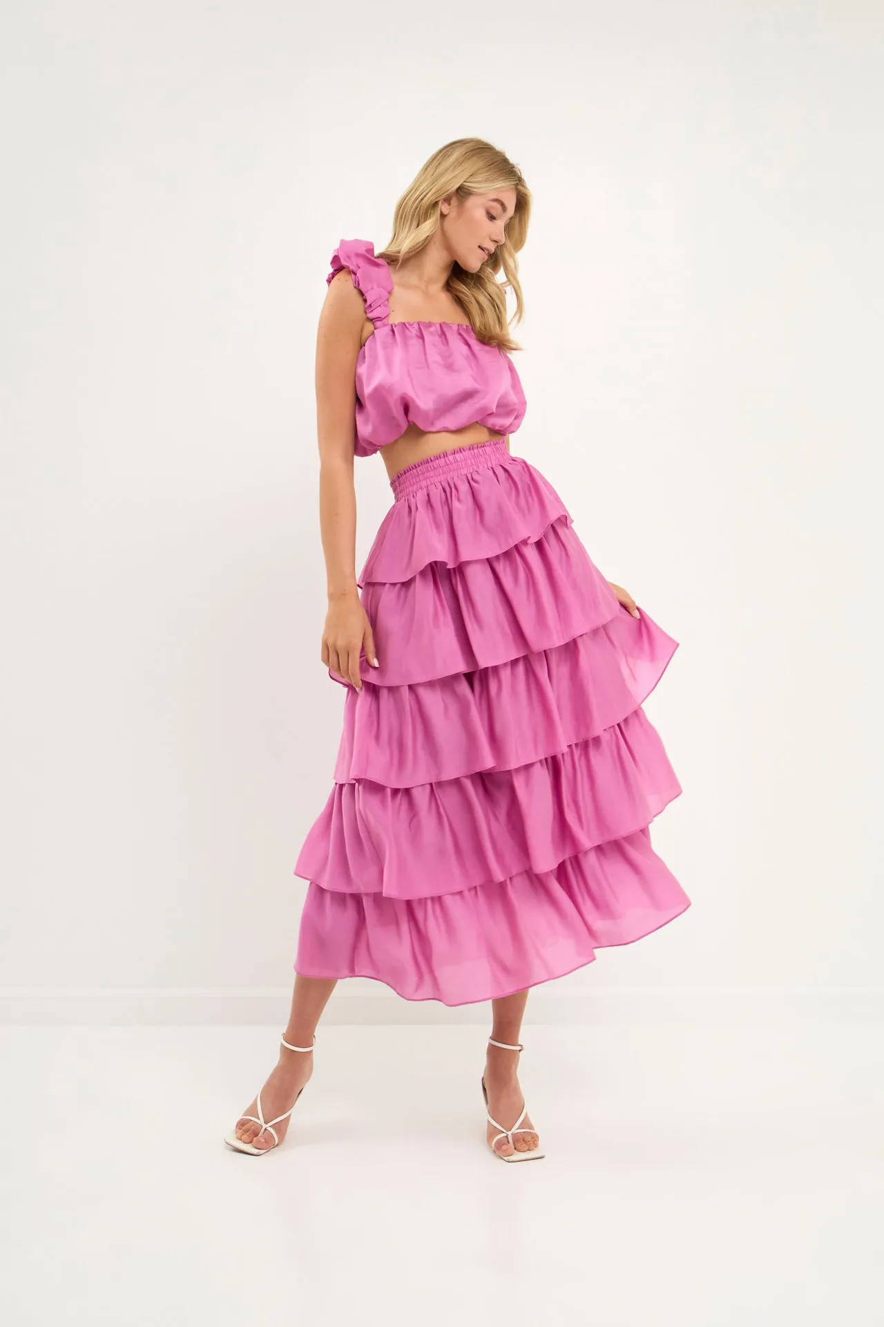 Puff Sleeve Cropped Top sold by Endless Rose product image thumbnail 5