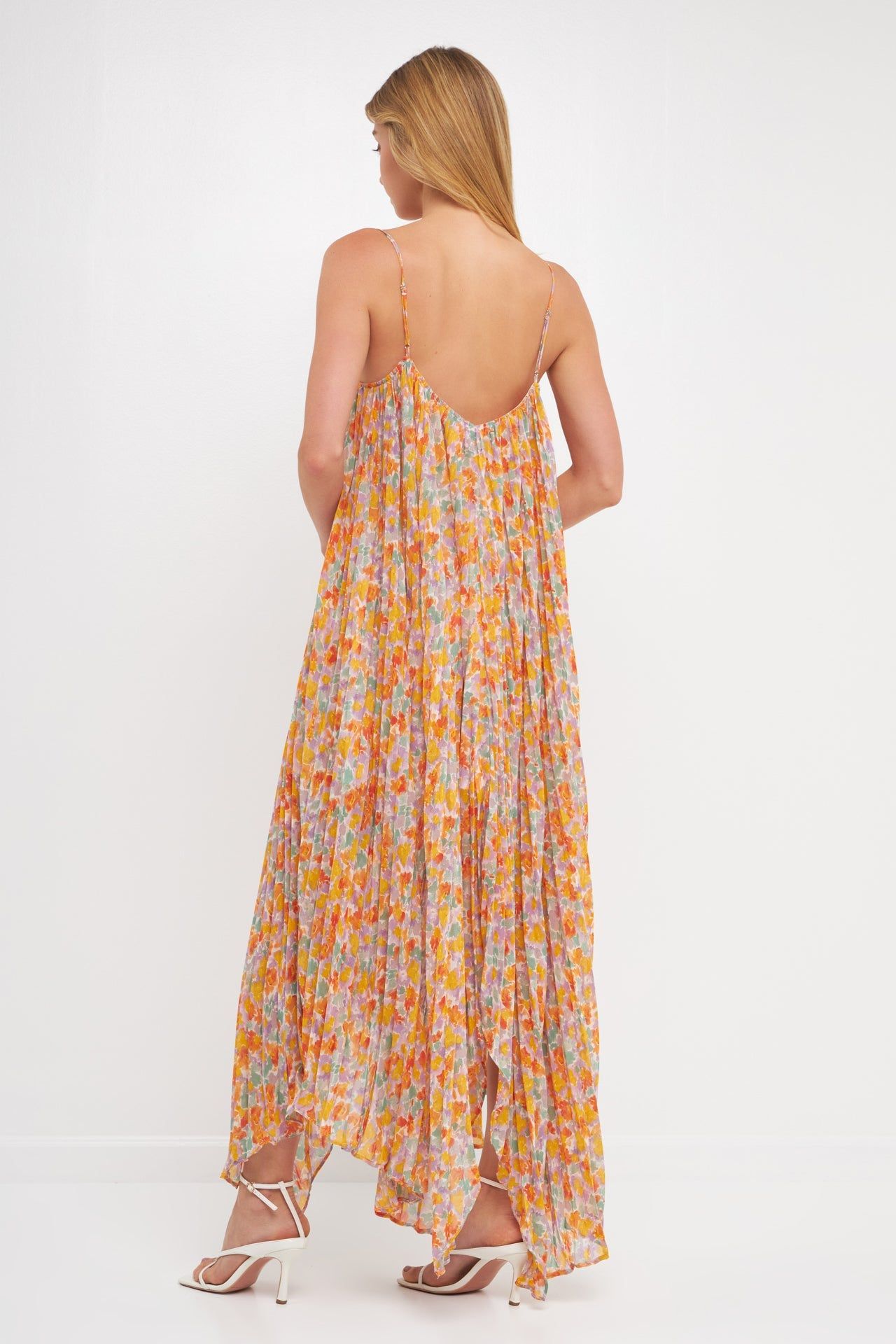Pleated Waterfall Maxi Dress sold by Endless Rose product image thumbnail 4