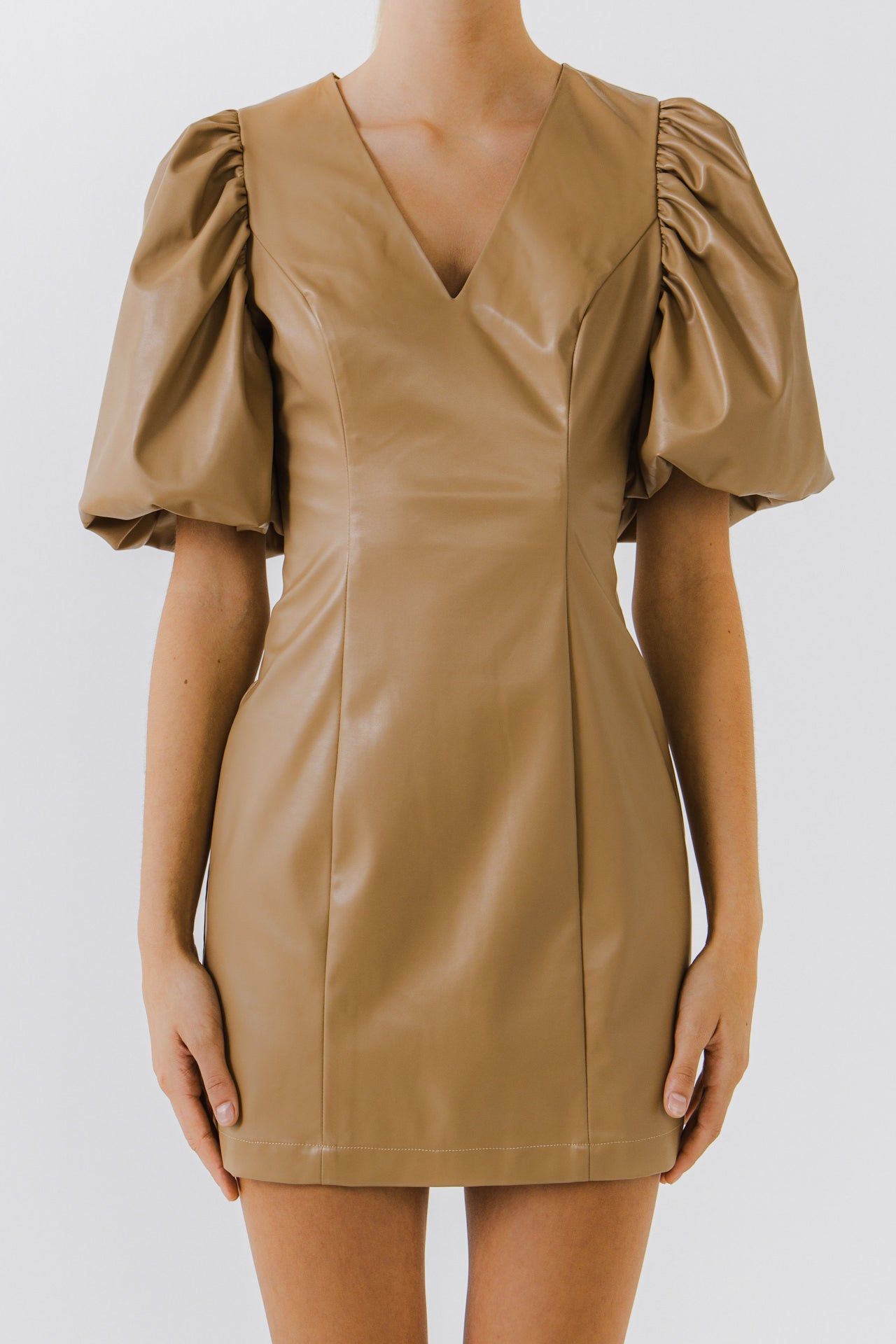 PU Fitted Mini Dress sold by Endless Rose product image thumbnail 7